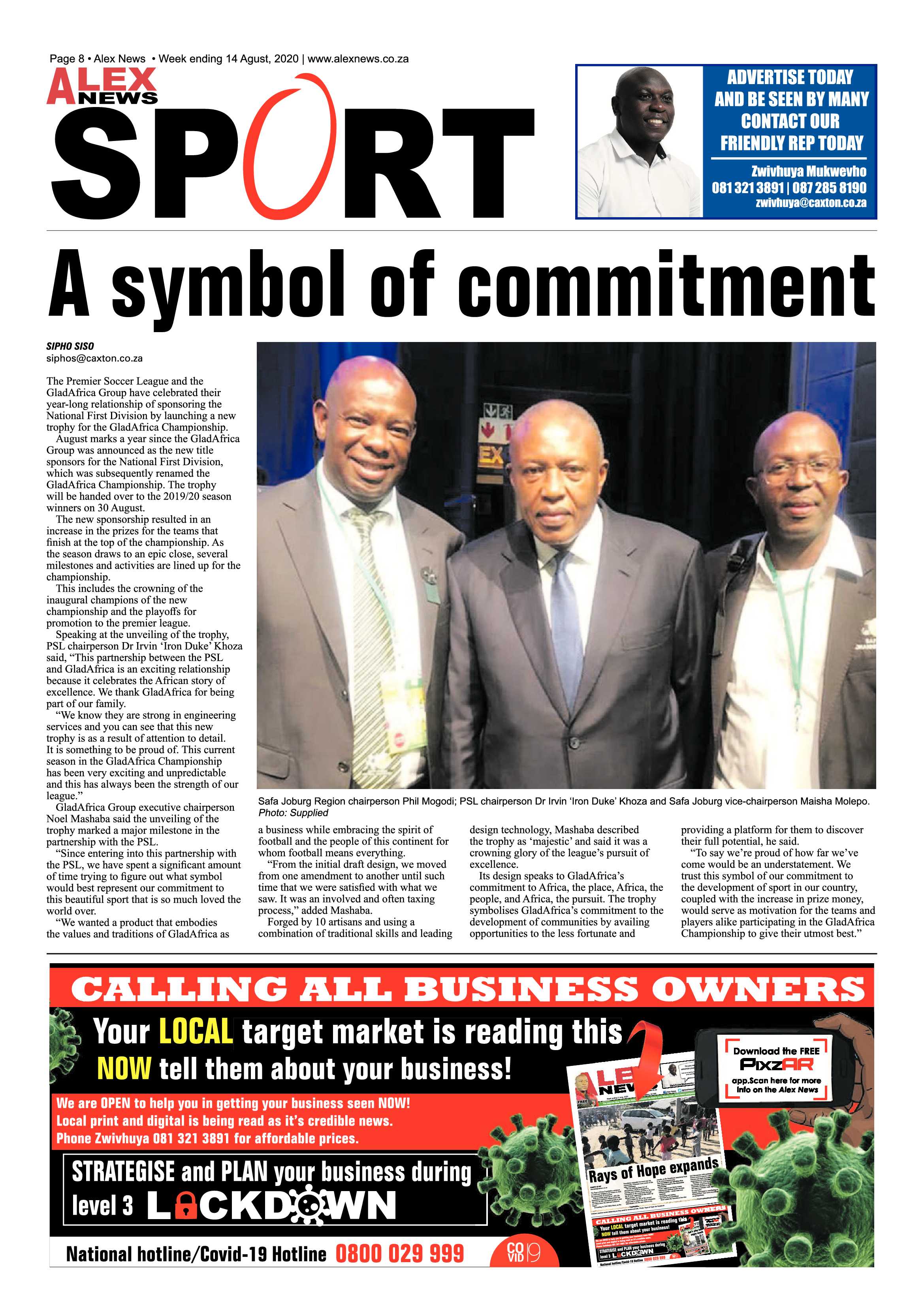 Alex News 14 August 2020 page 8