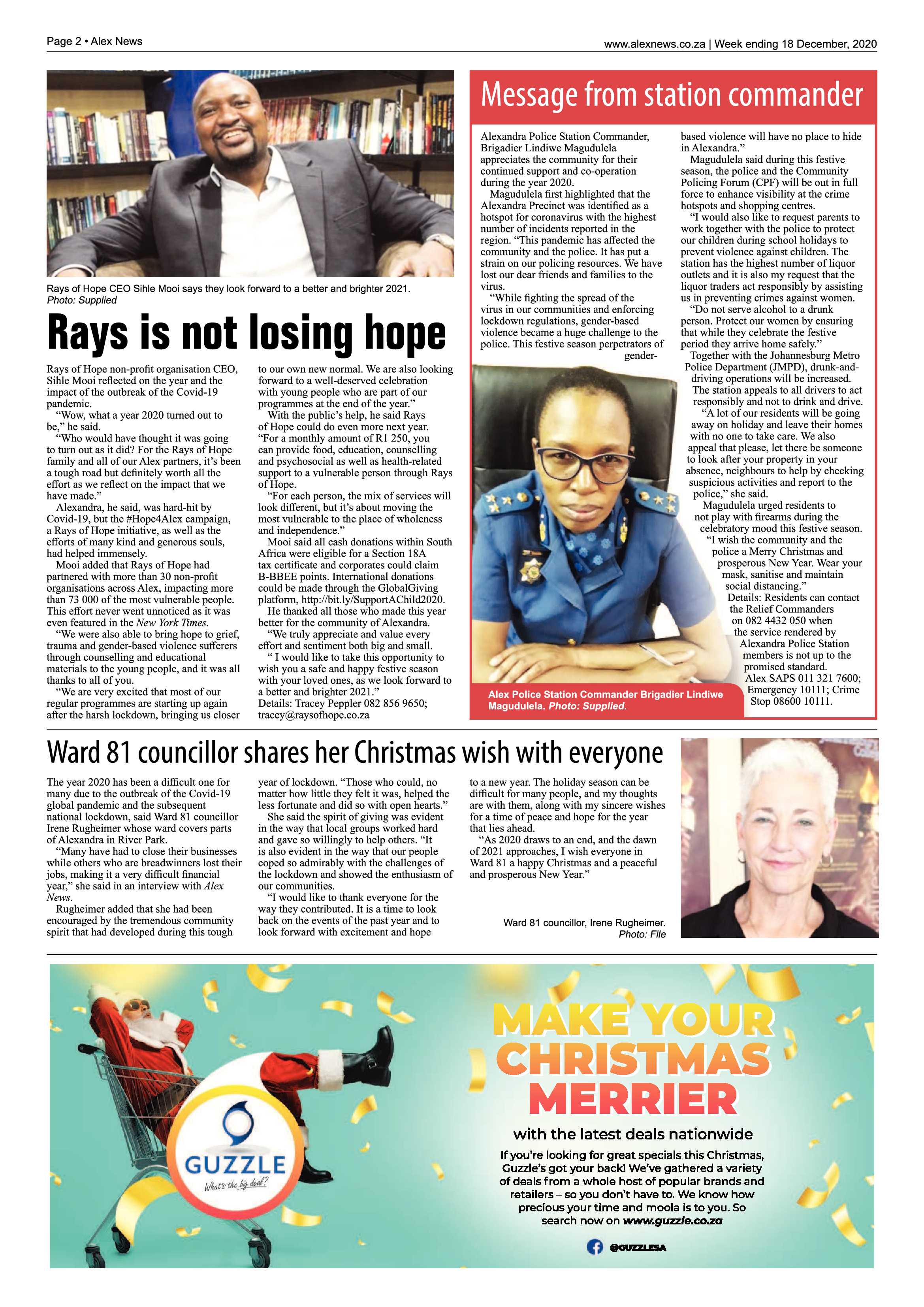 Alex News 18 December 2020 page 2