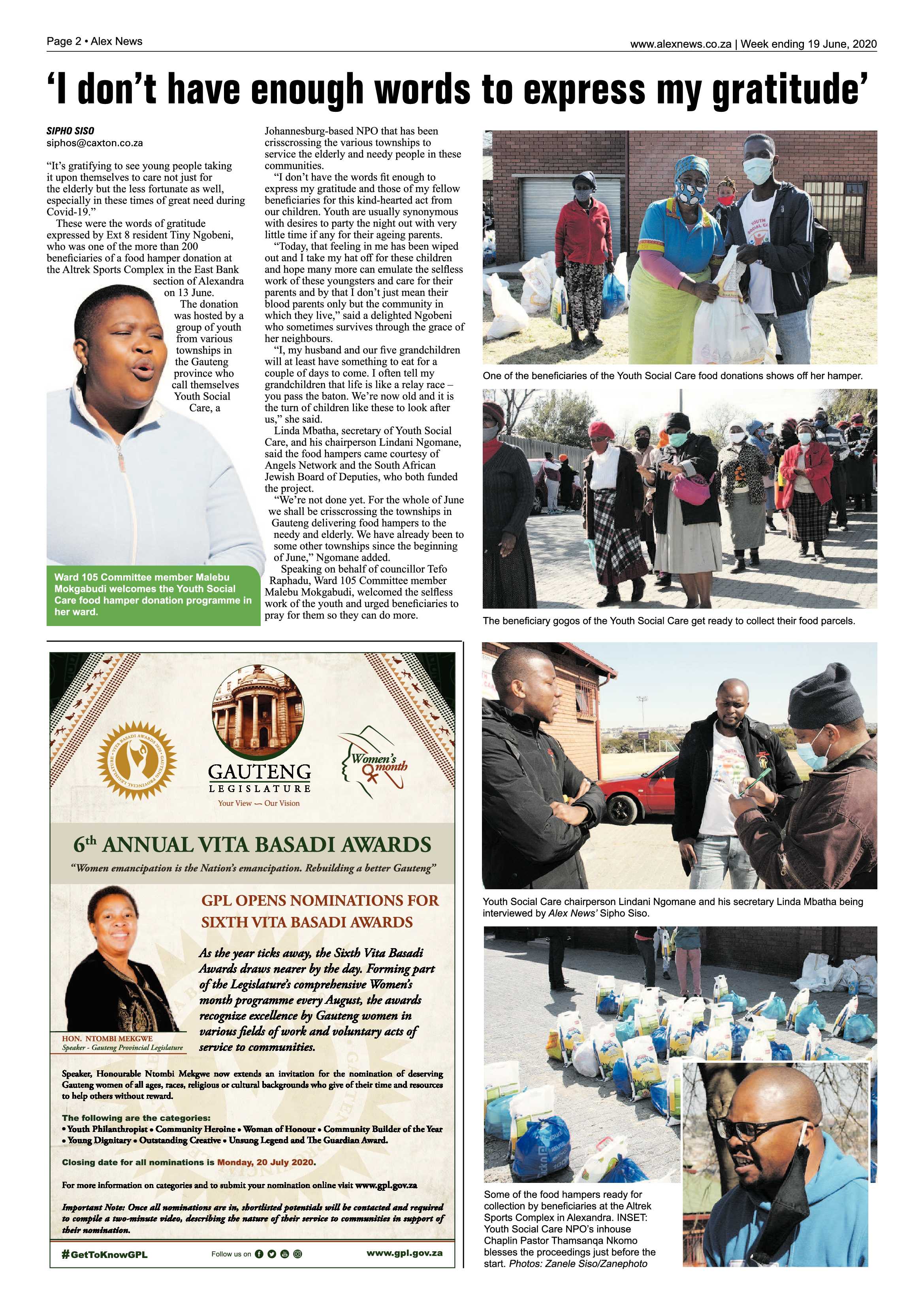 Alex News 19 June 2020 page 2