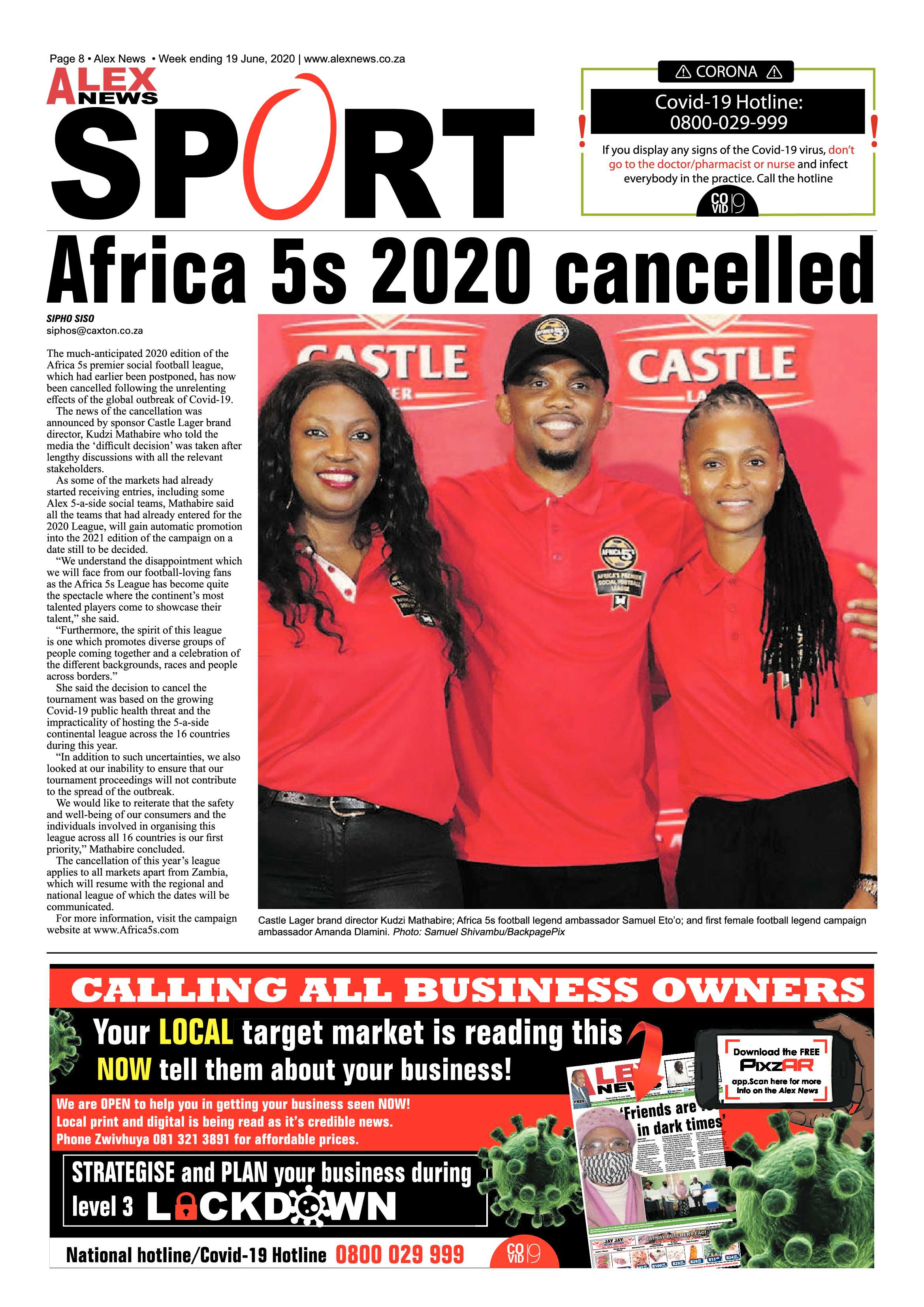 Alex News 19 June 2020 page 8