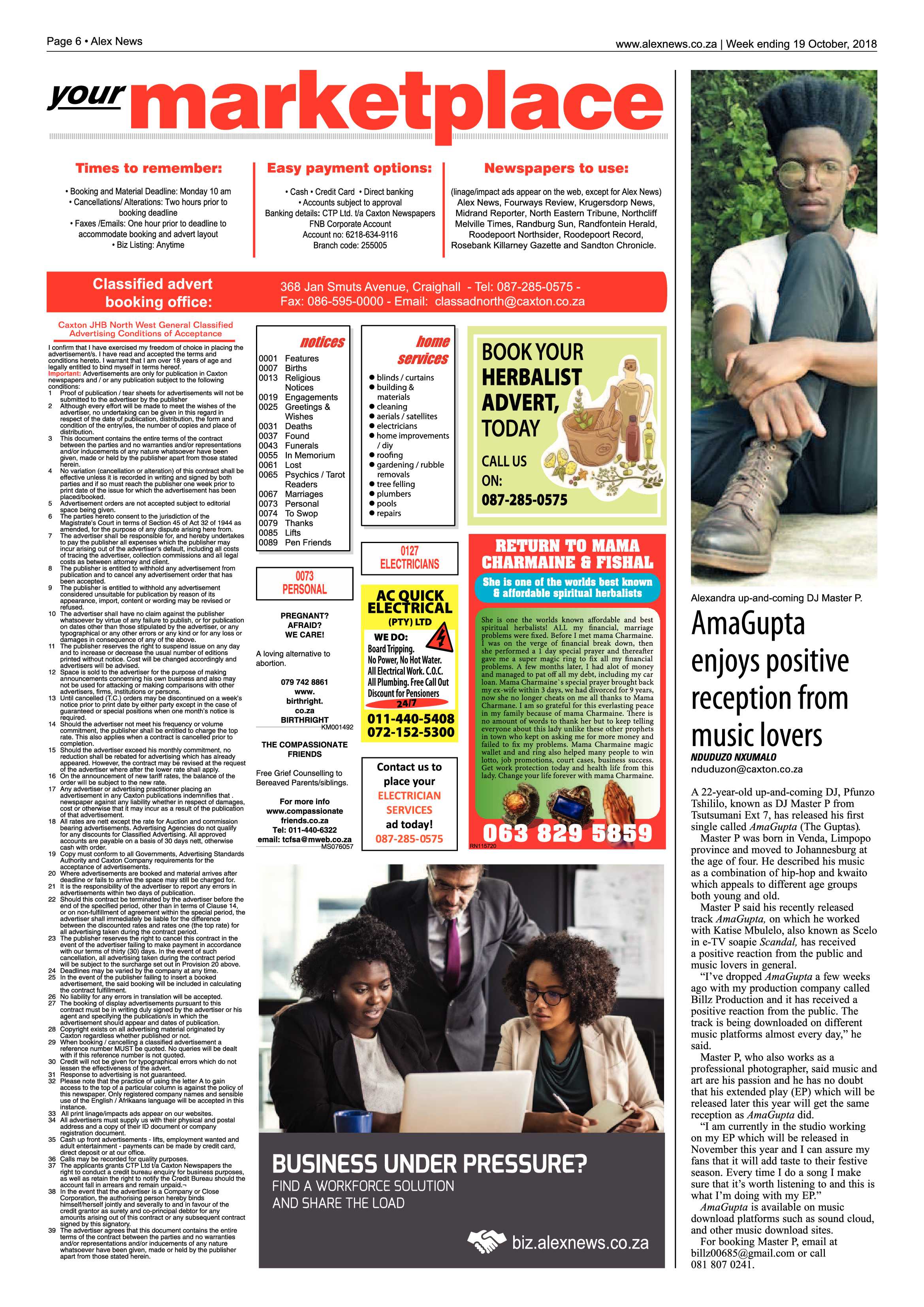 Alex News 19 October, 2018 page 6