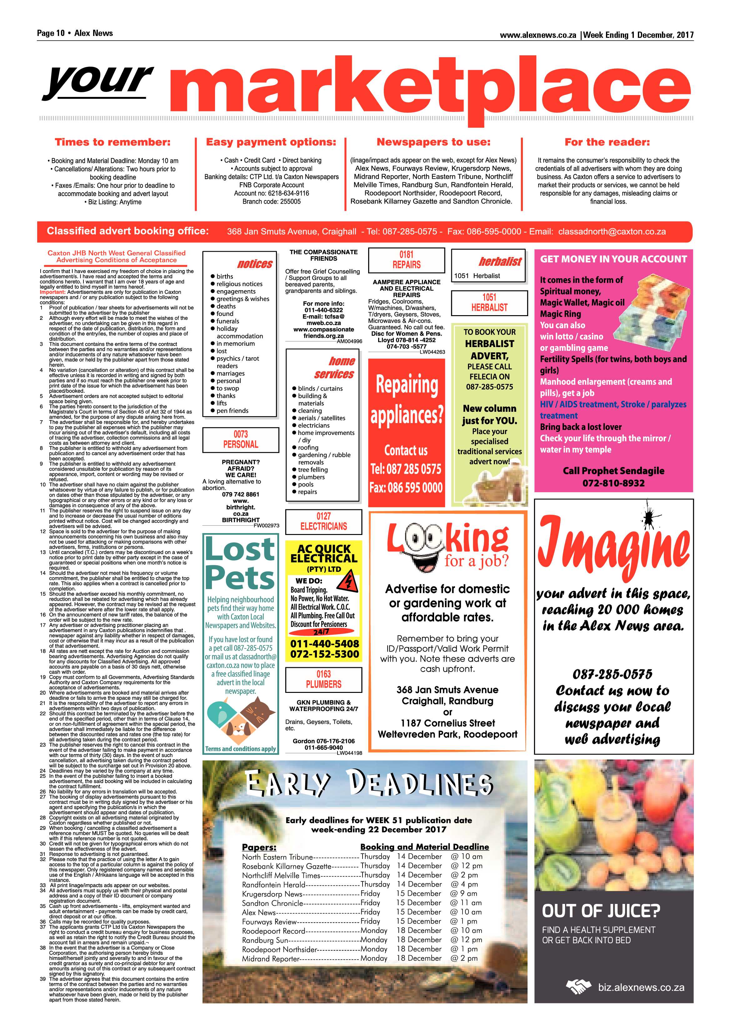 Alex News 1 December page 10