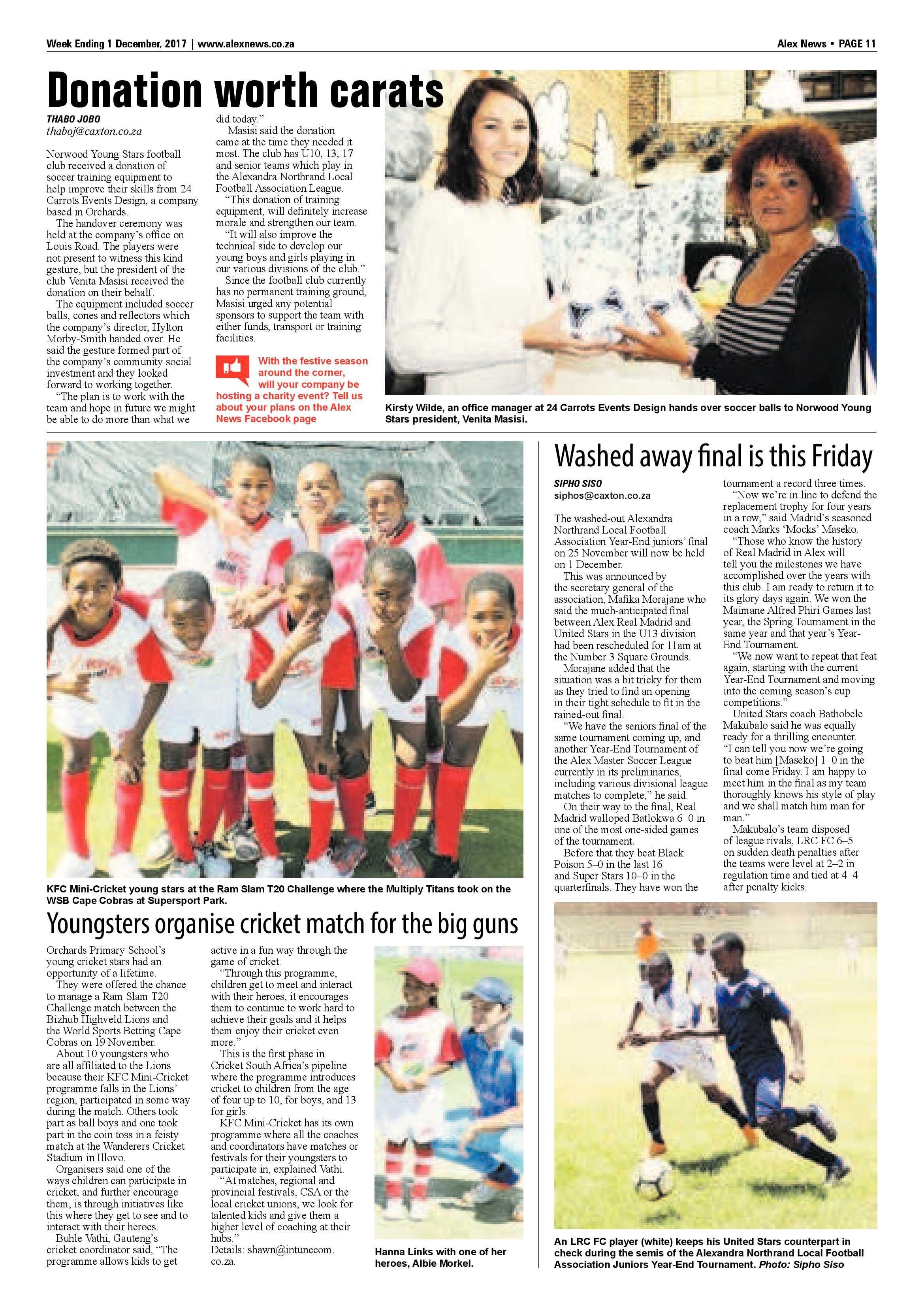Alex News 1 December page 11