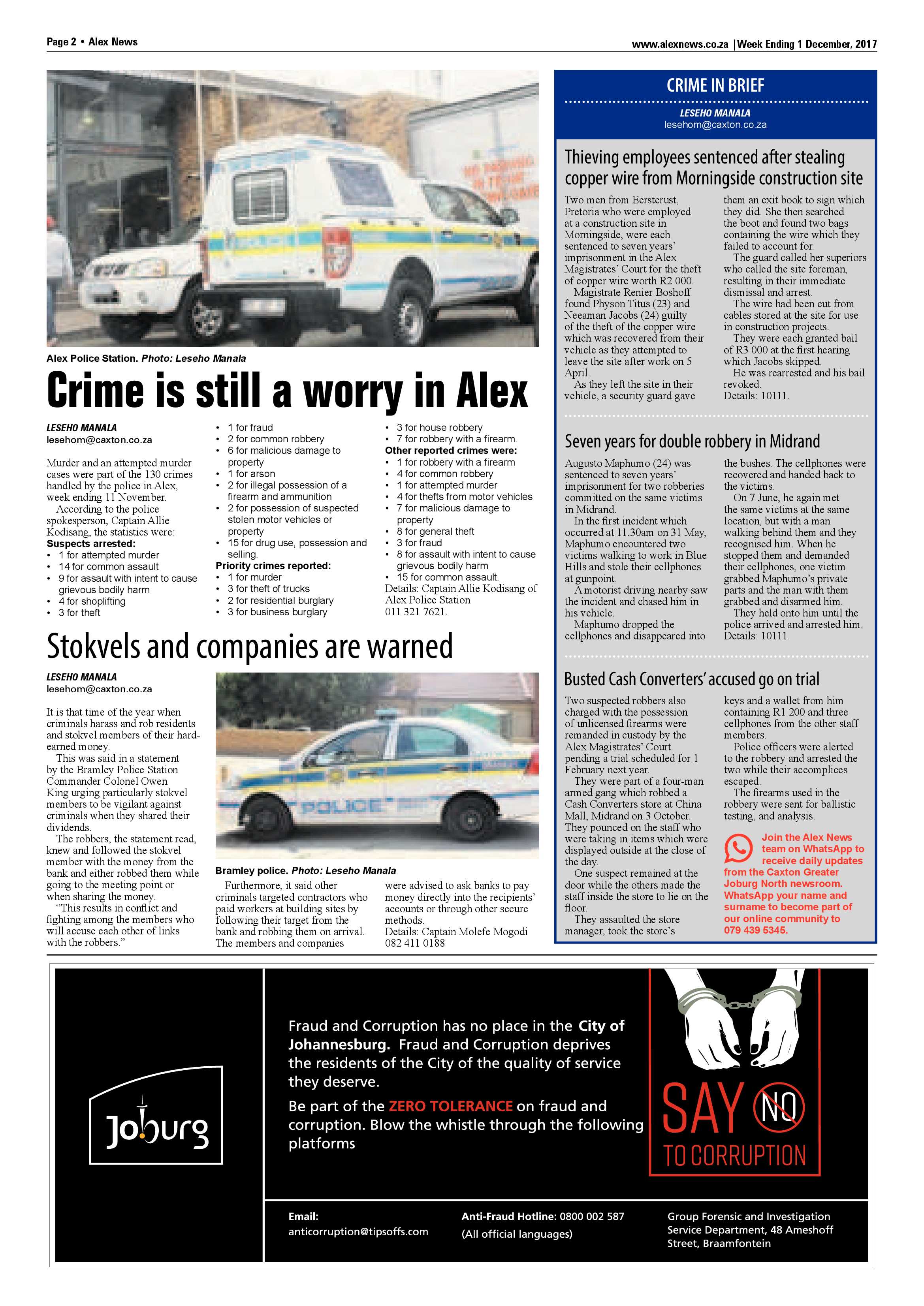 Alex News 1 December page 2