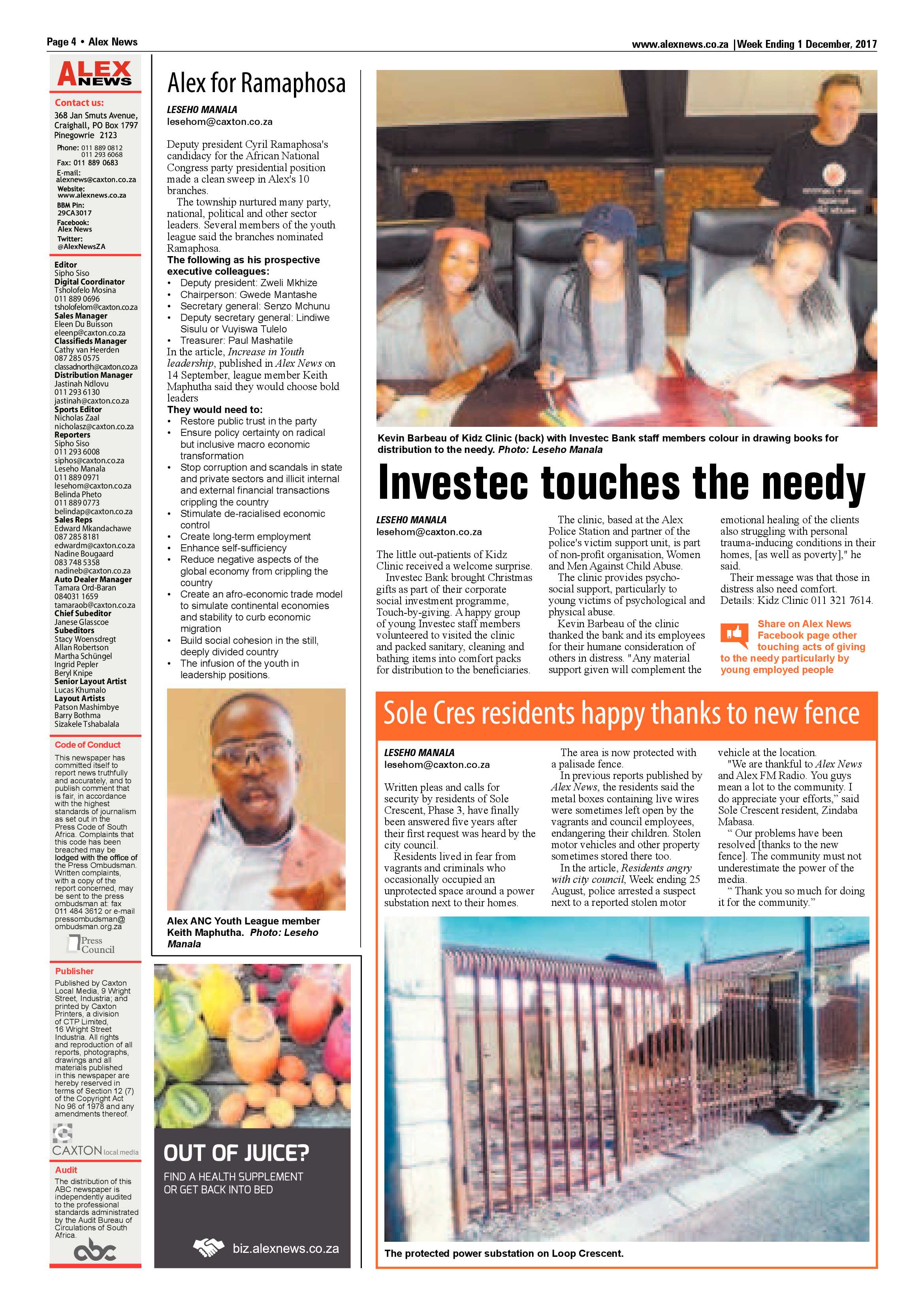 Alex News 1 December page 4