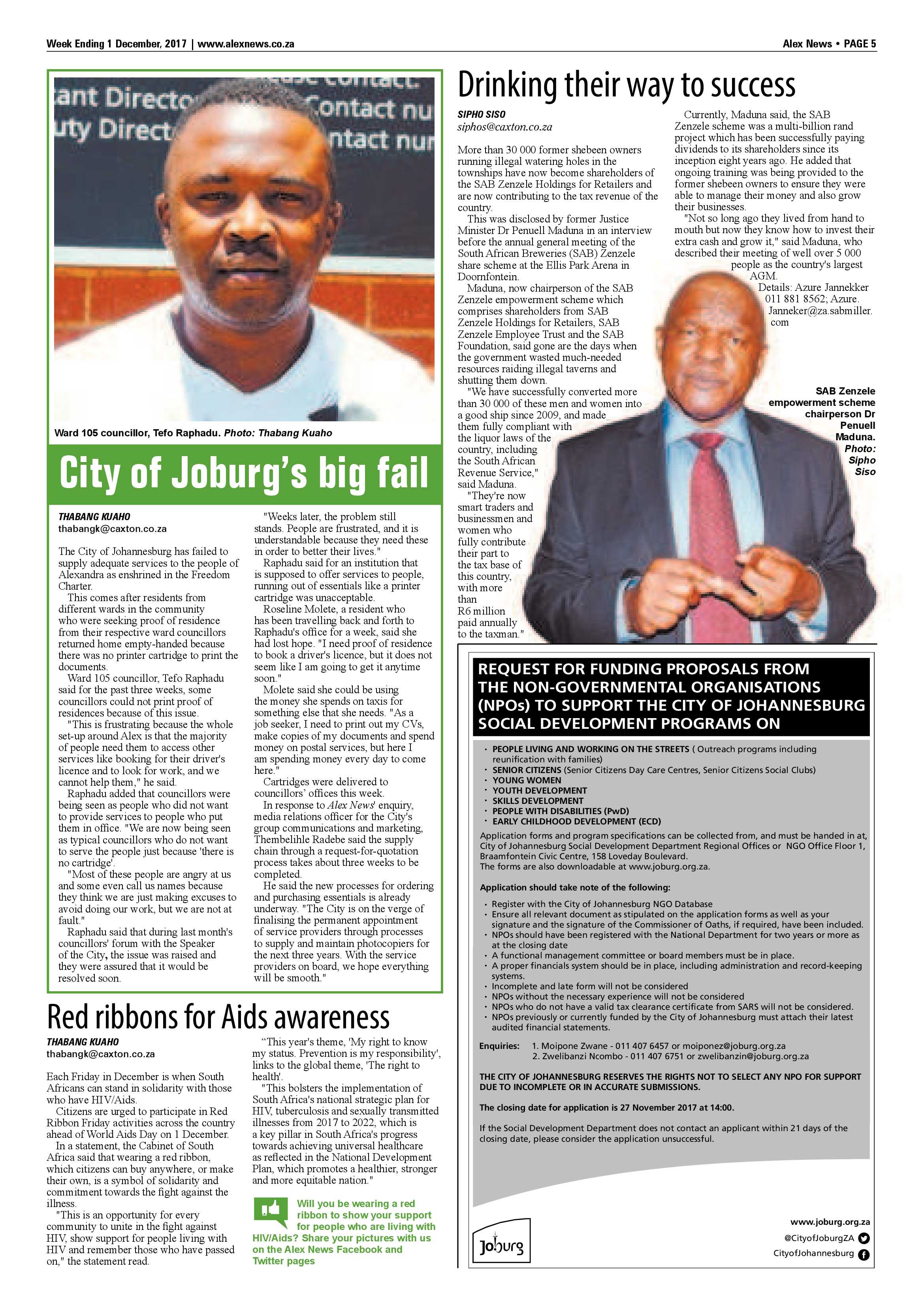 Alex News 1 December page 5
