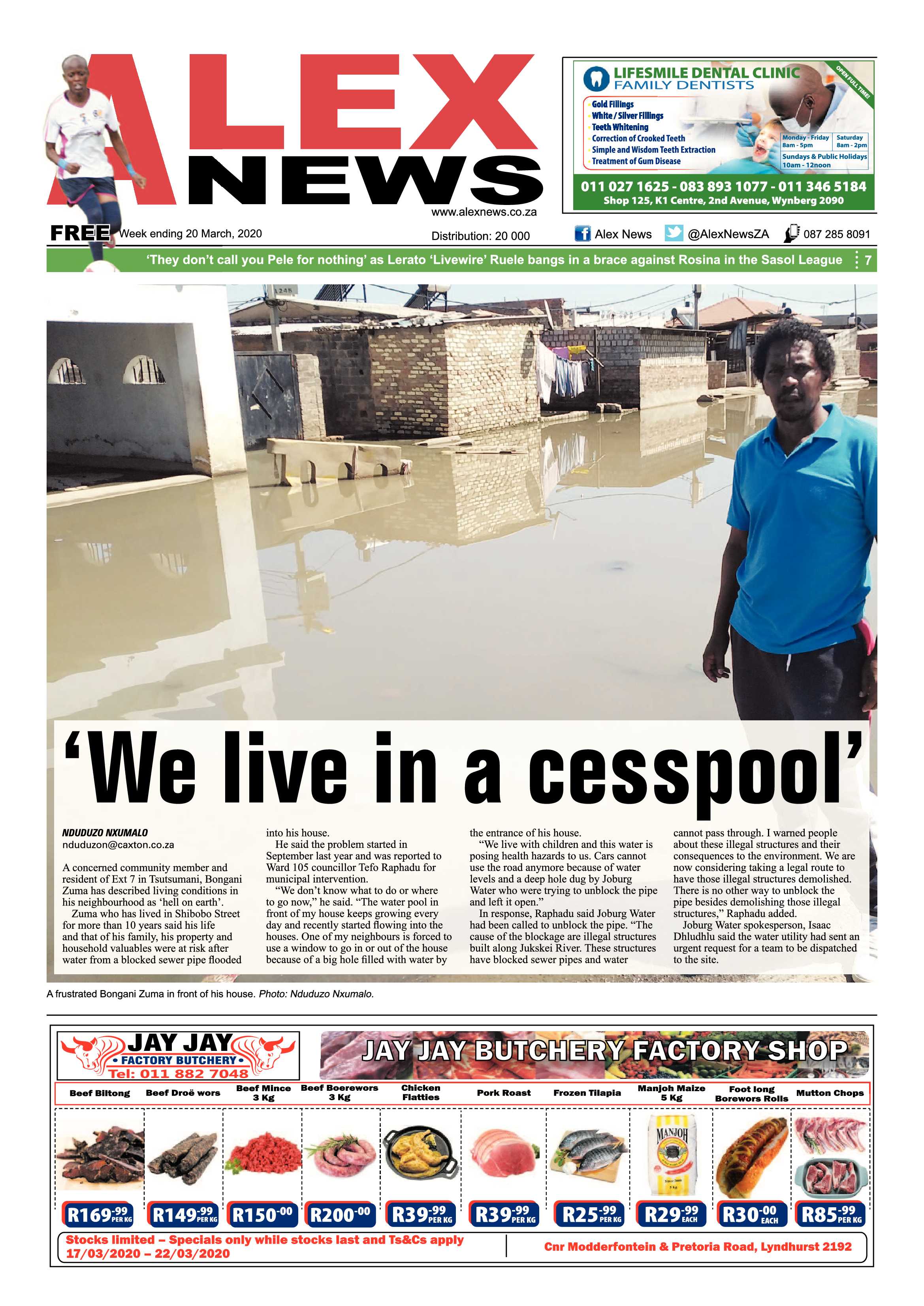 Alex News 20 March 2020 page 1
