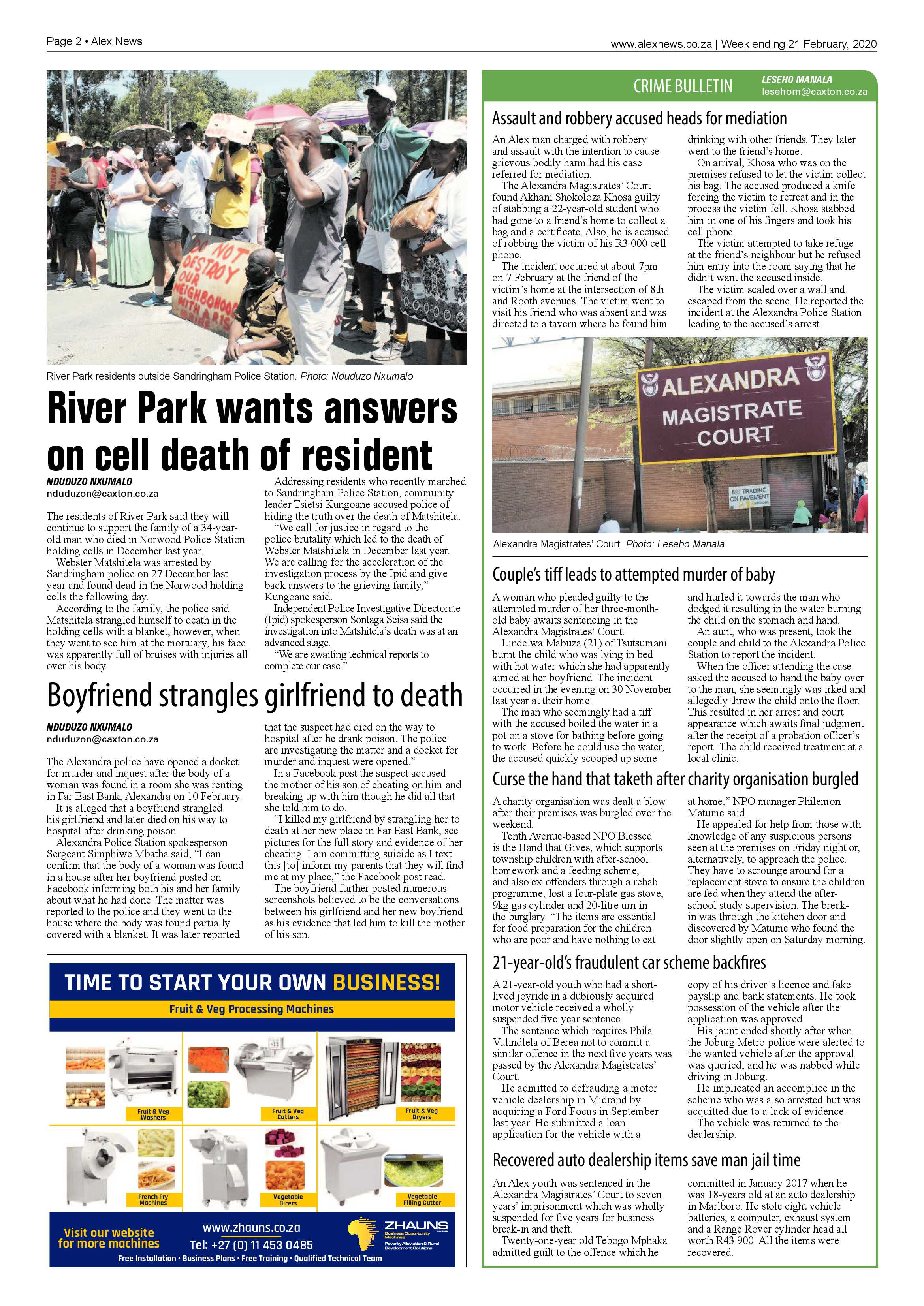 Alex News 21 February 2020 page 2