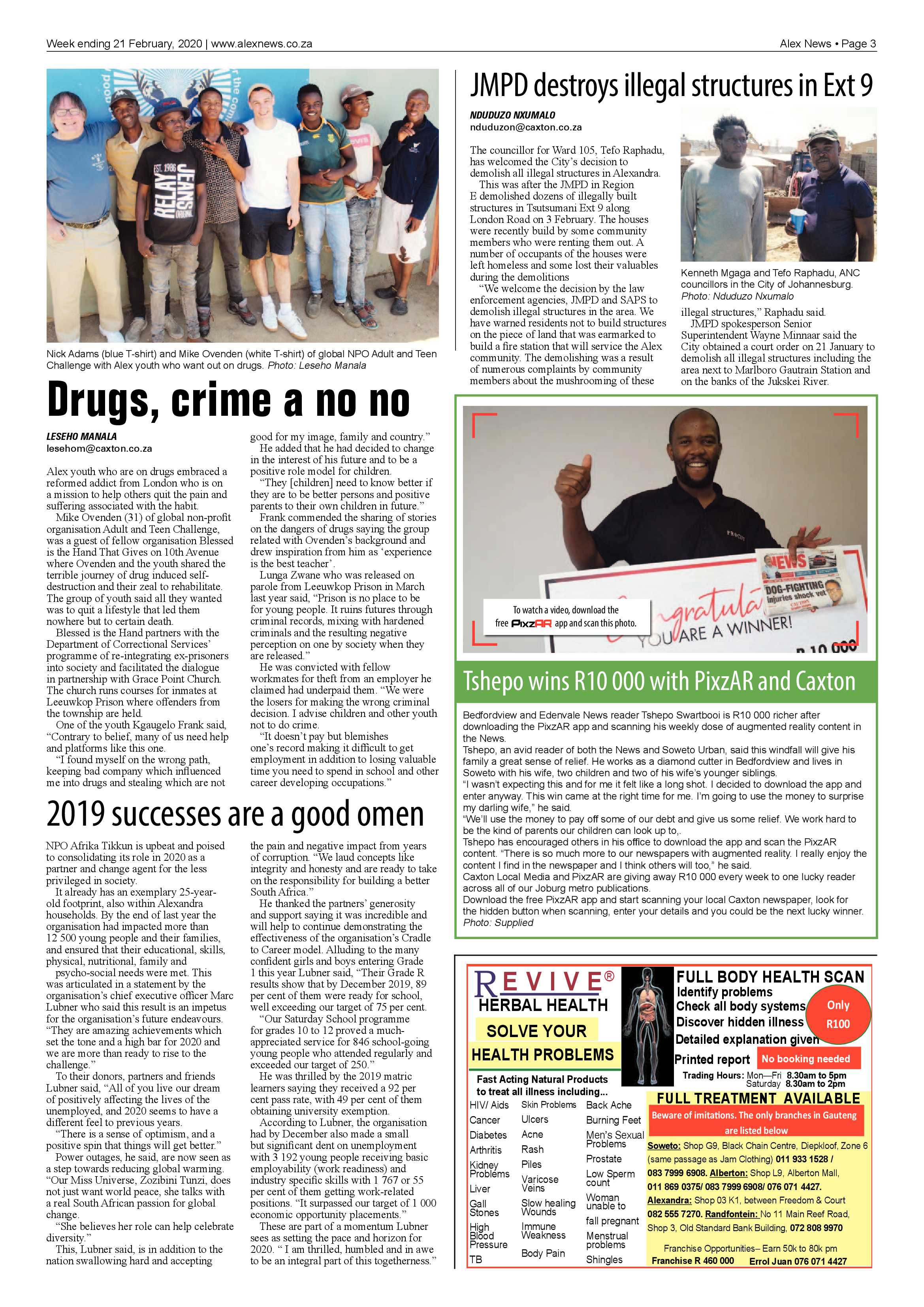 Alex News 21 February 2020 page 3