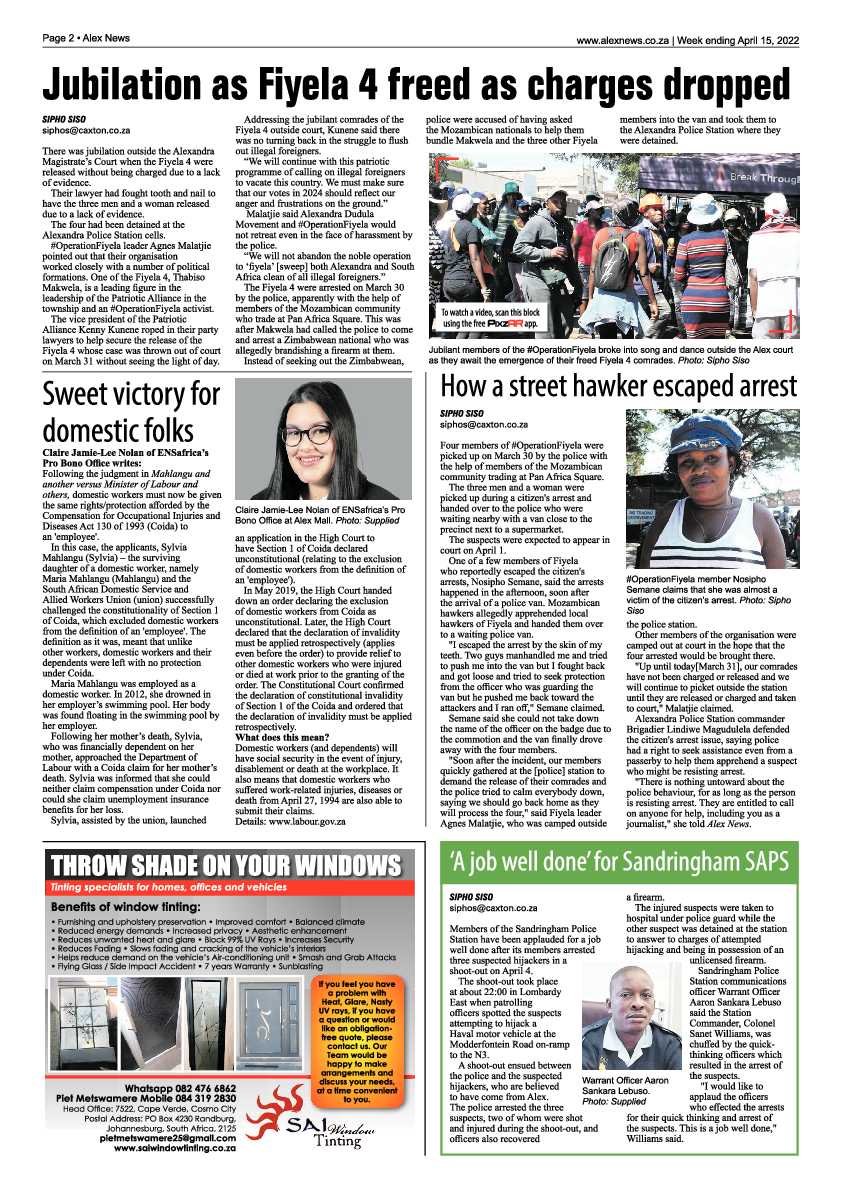 Alex News 15 April 2022 page 2