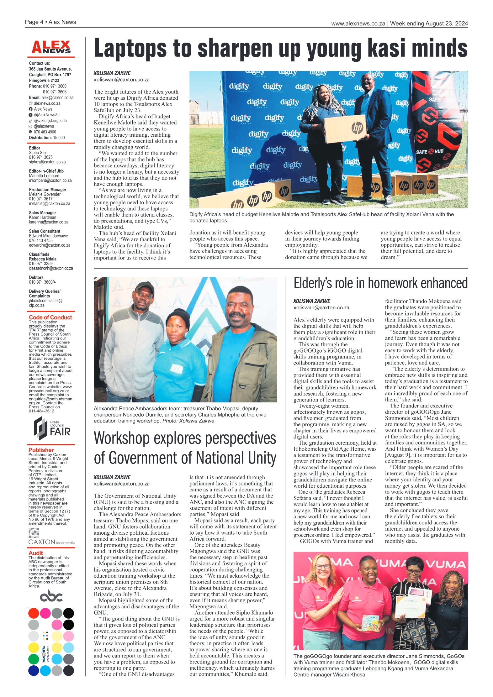 Alex News 23 August 2024 page 4