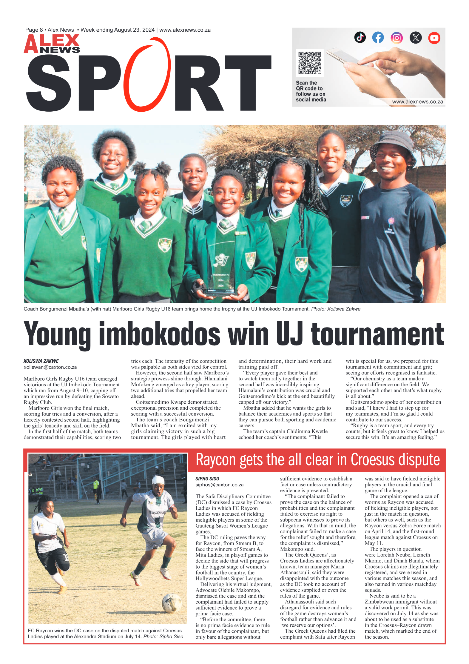 Alex News 23 August 2024 page 8