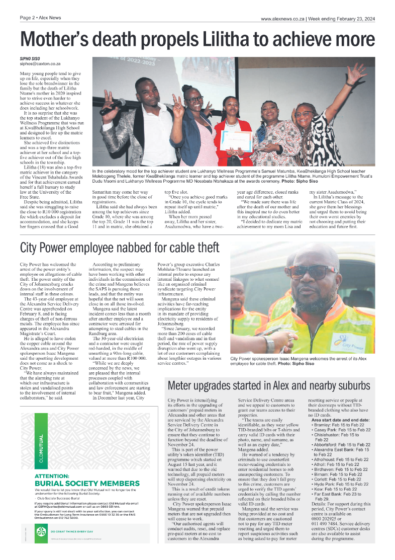 Alex News 23 February 2024 page 2