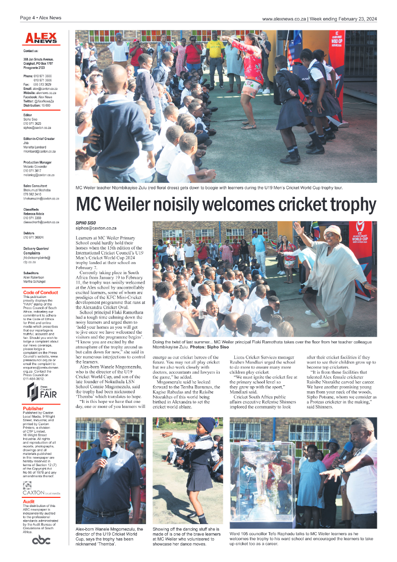 Alex News 23 February 2024 page 4