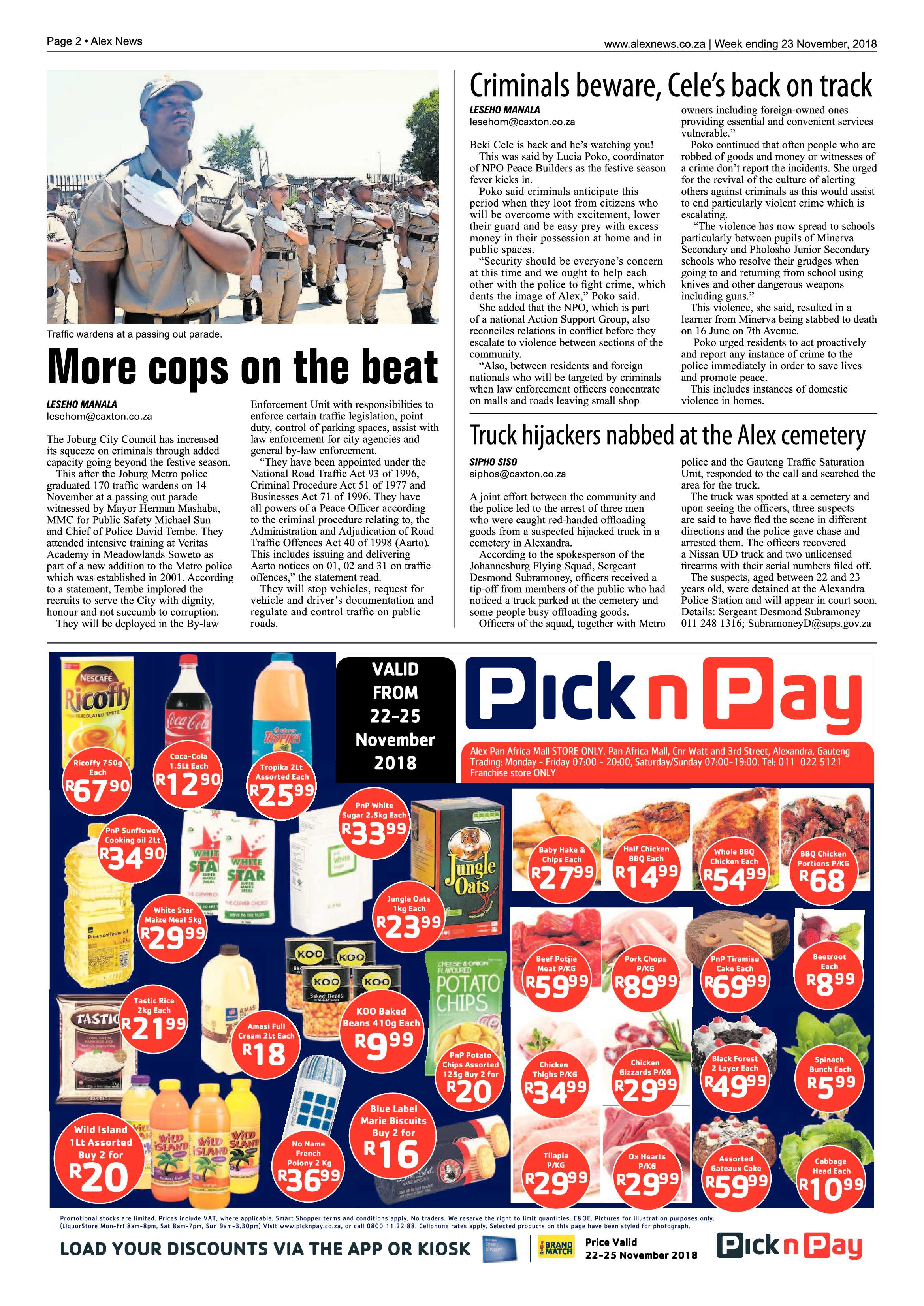 Alex News 23 November, 2018 page 2
