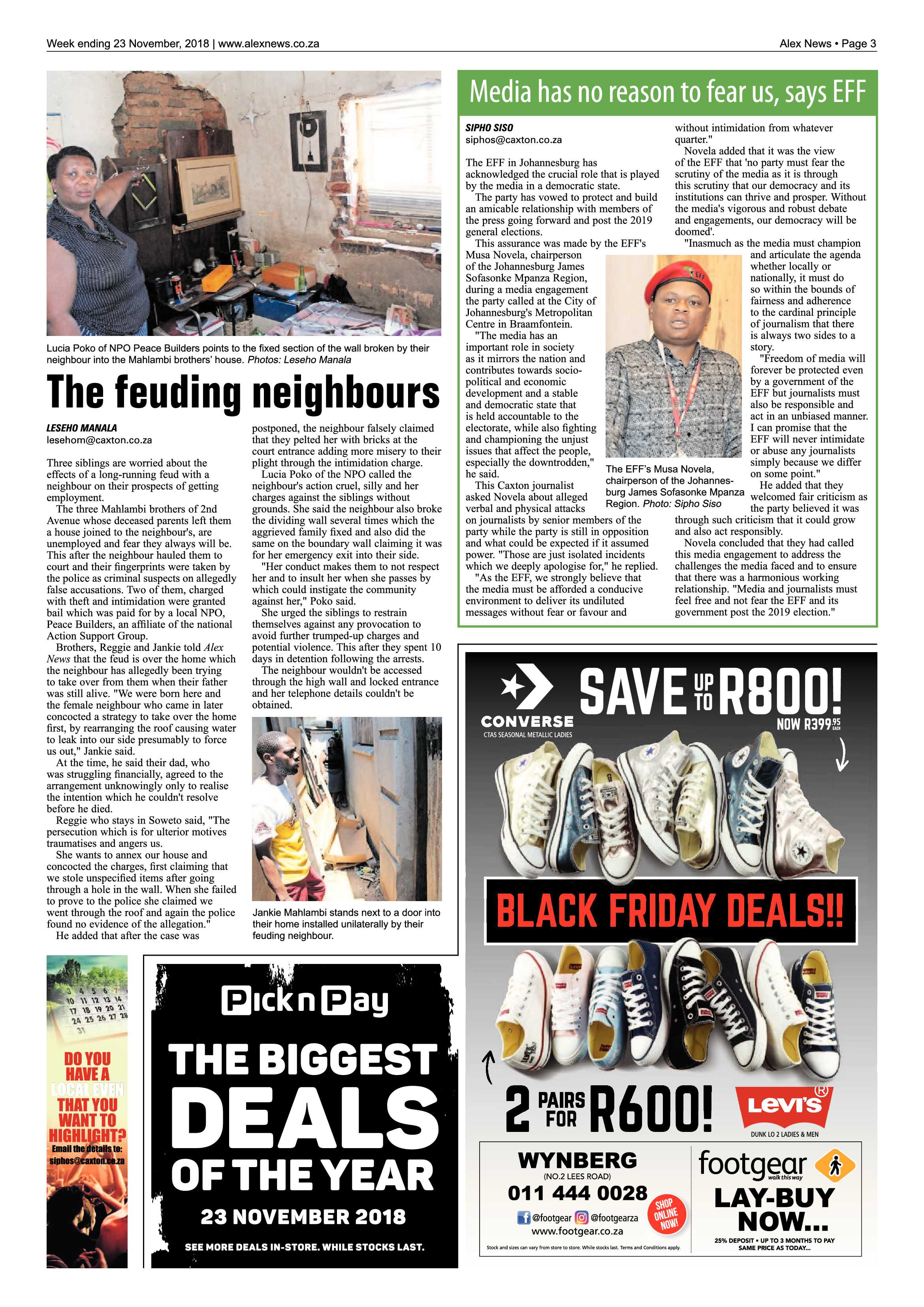 Alex News 23 November, 2018 page 3
