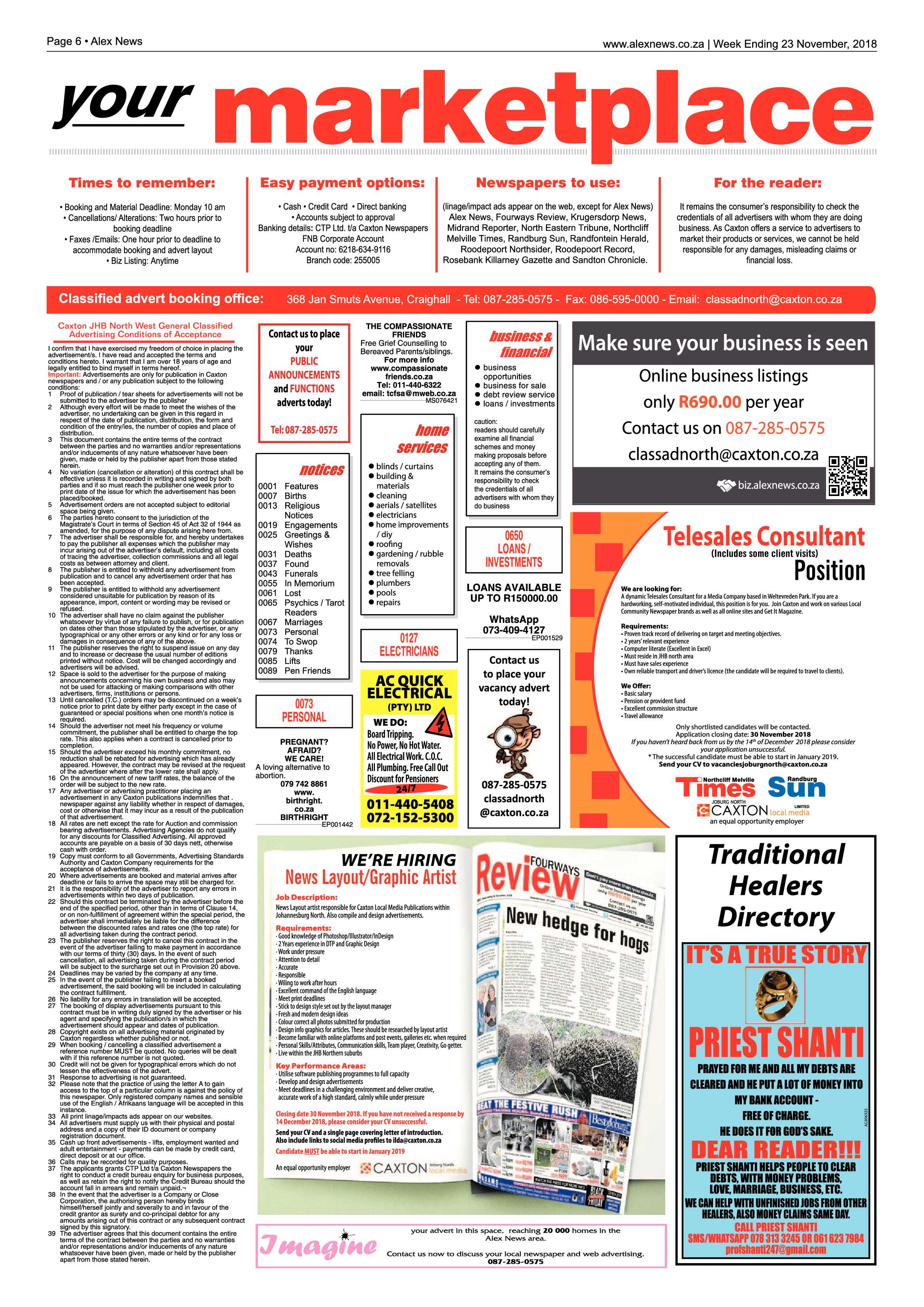 Alex News 23 November, 2018 page 6