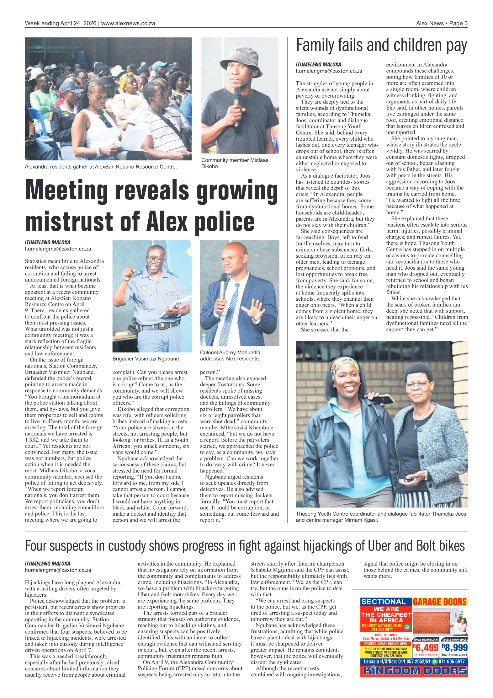 Alex News 24 April 2026 page 3