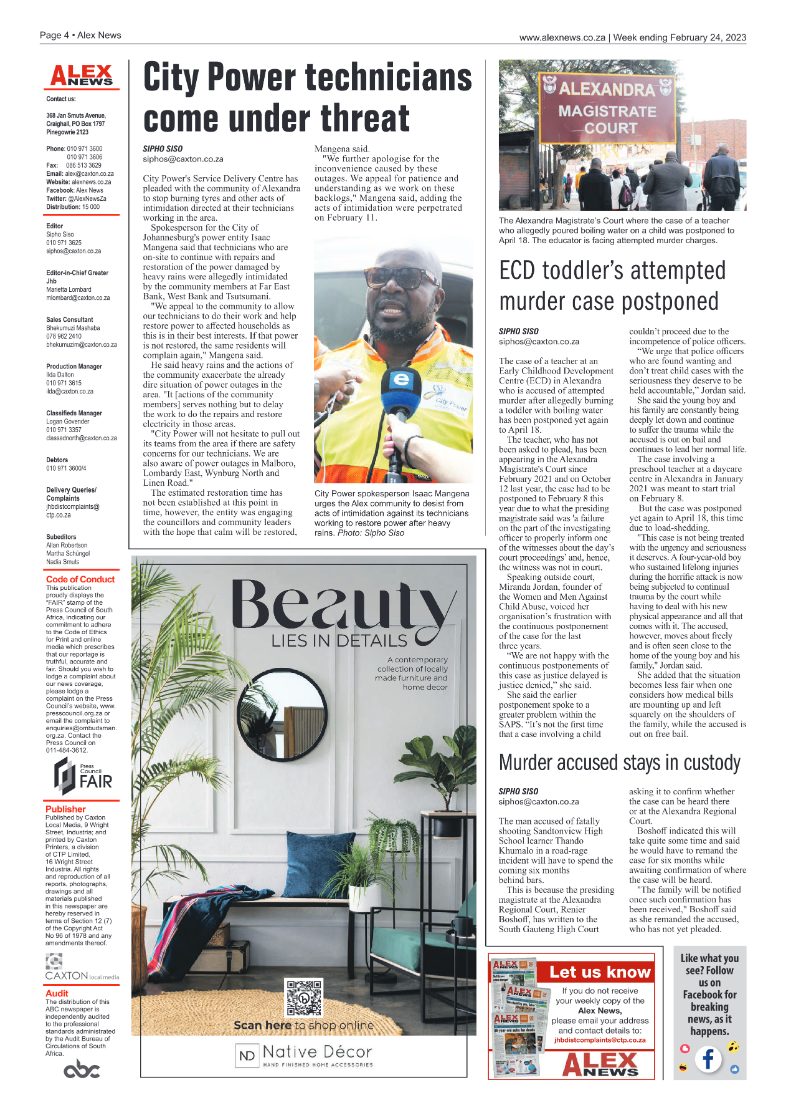 Alex News 24 Feb 2023 page 4