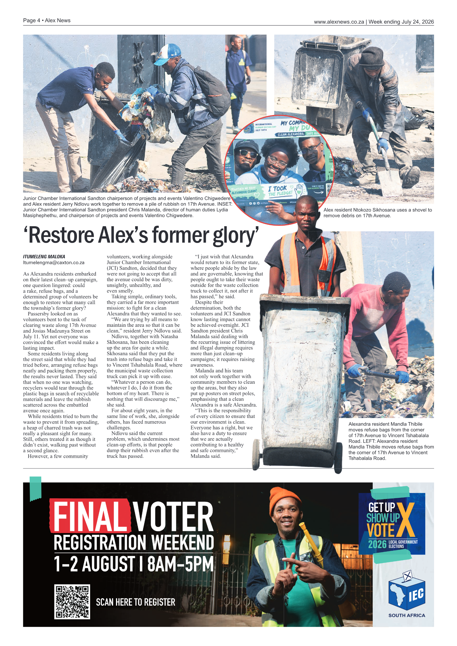 Alex News 24 July 2026 page 4