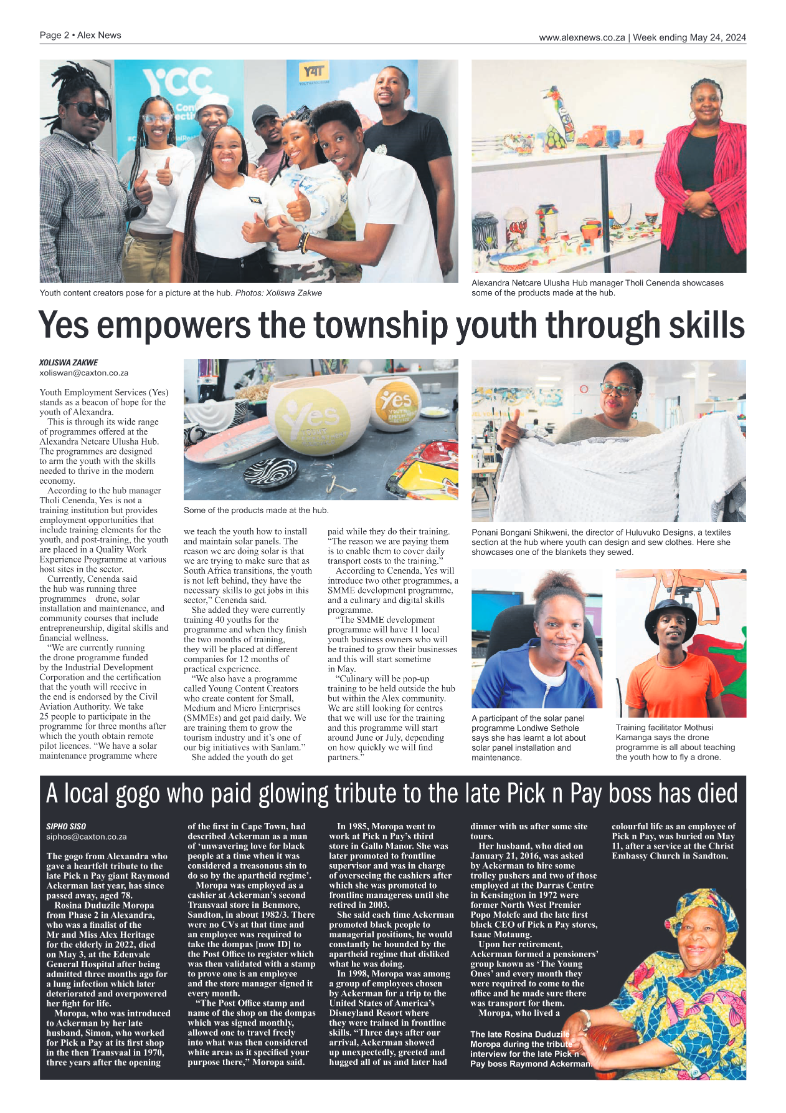 Alex News 24 May 2024 page 2