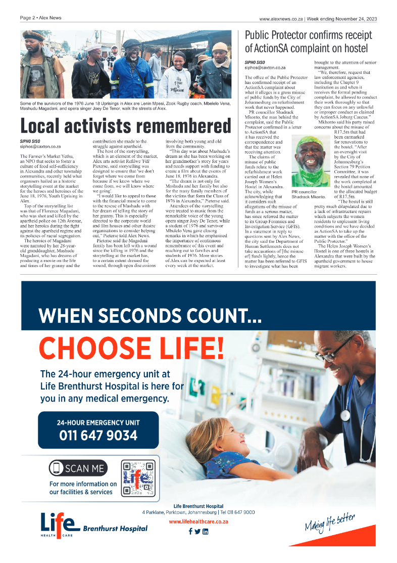 Alex News 24 November 2023 page 2