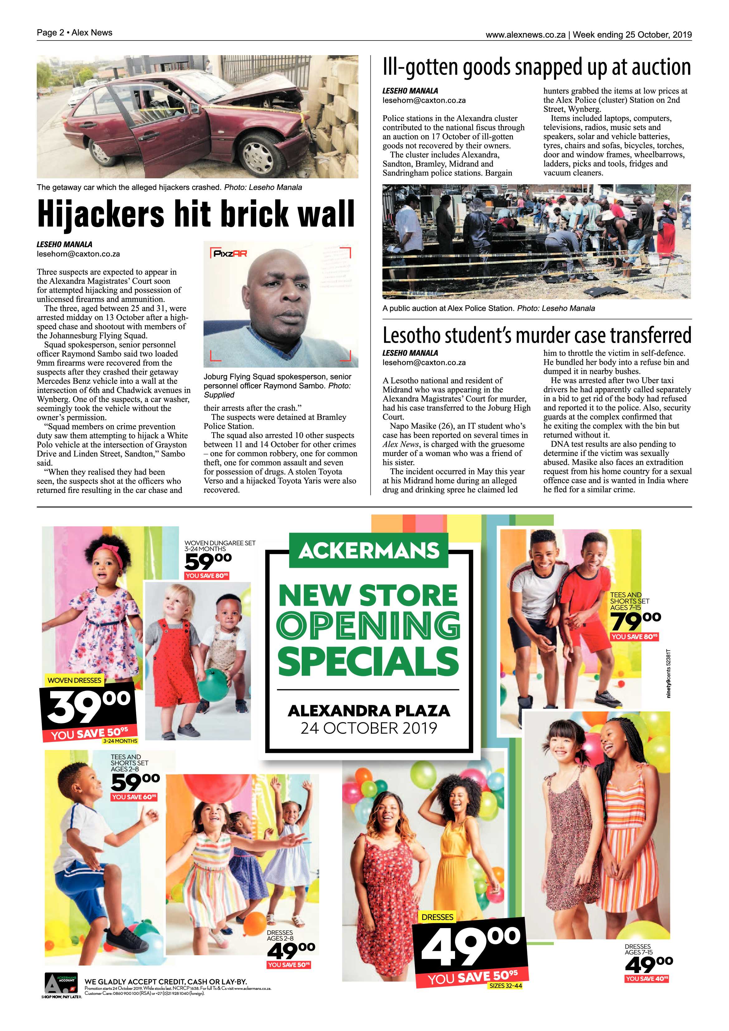 Alex News 24 October, 2019 page 2