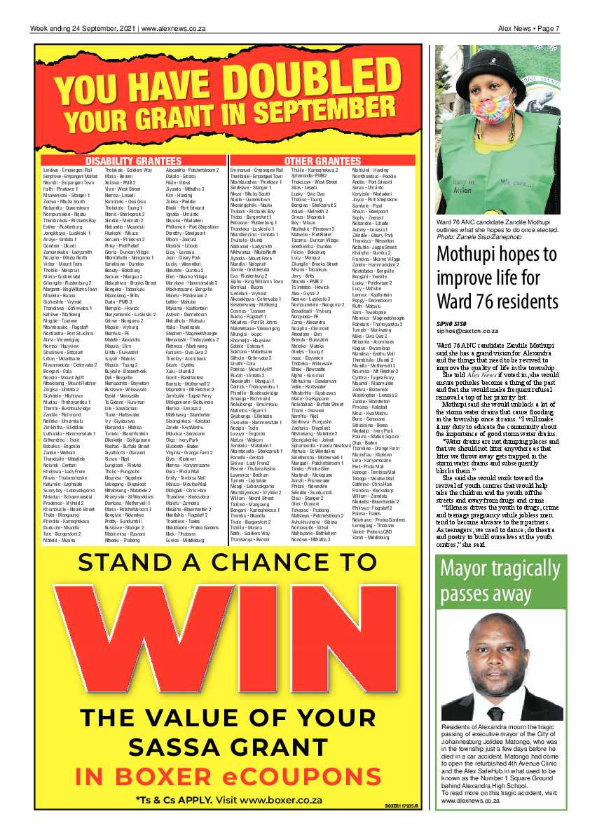 Alex News 24 September 2021 page 7