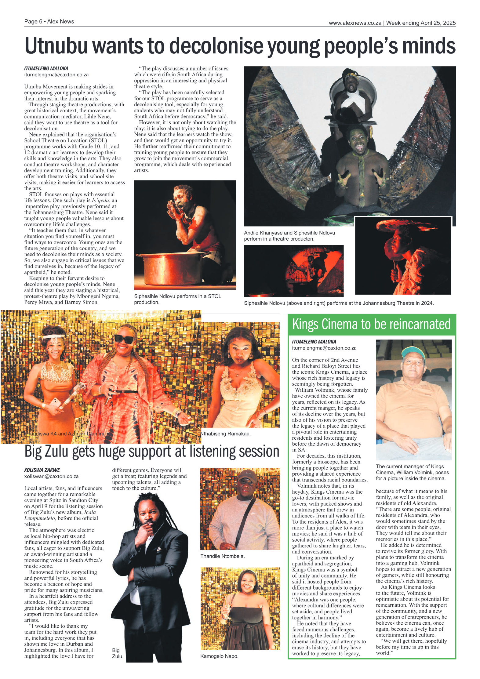 Alex News 25 April 2025 page 6