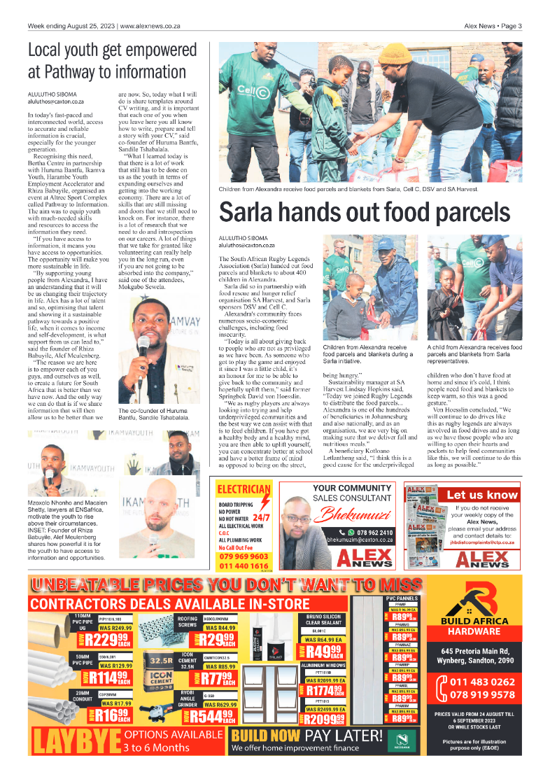 Alex News 25 August 2023 page 3