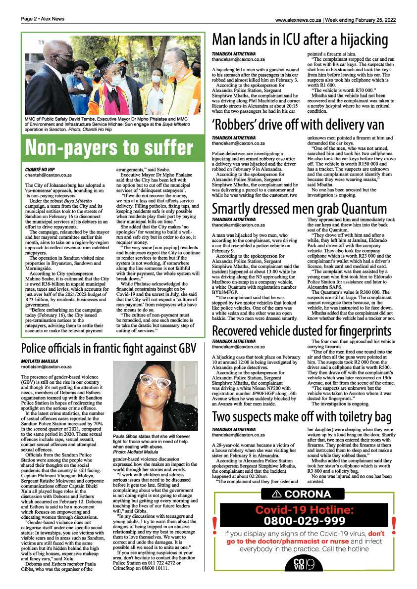 Alex News 25 February 2022 page 2