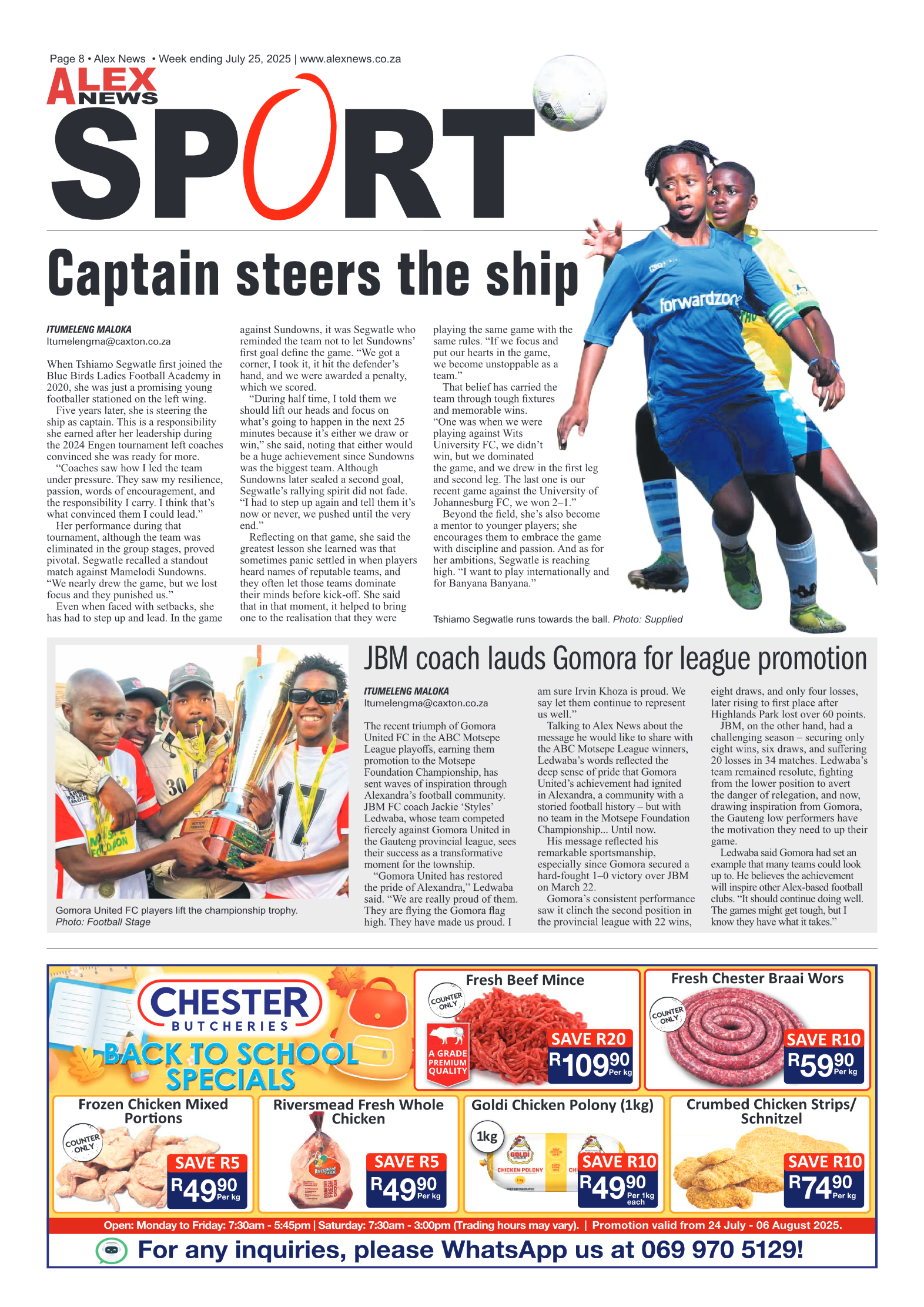 Alex News 25 July 2025 page 8