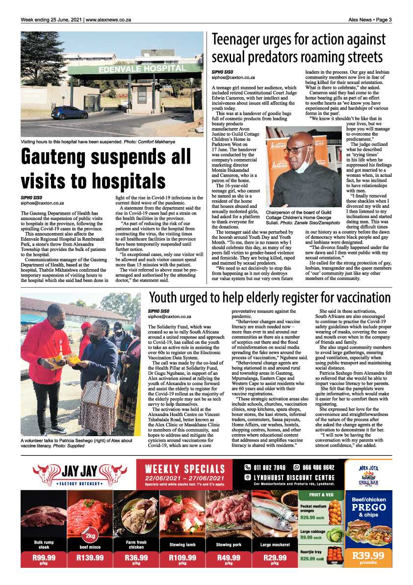 Alex News  25 June 2021 page 3