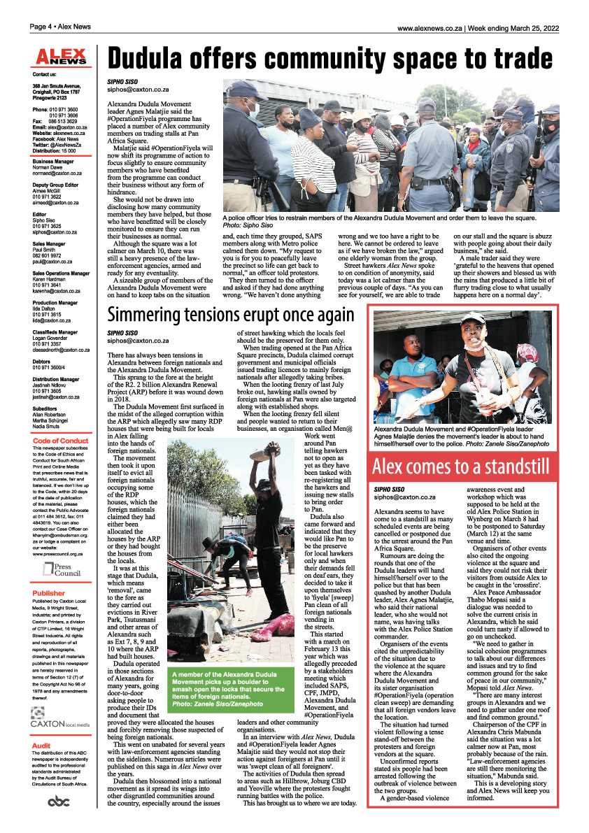Alex News 25 March 2022 page 4