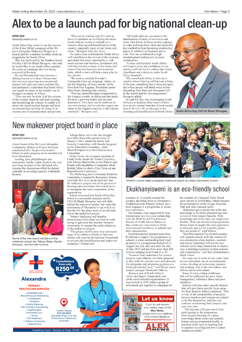 Alex News 25 Nov 2022 page 3