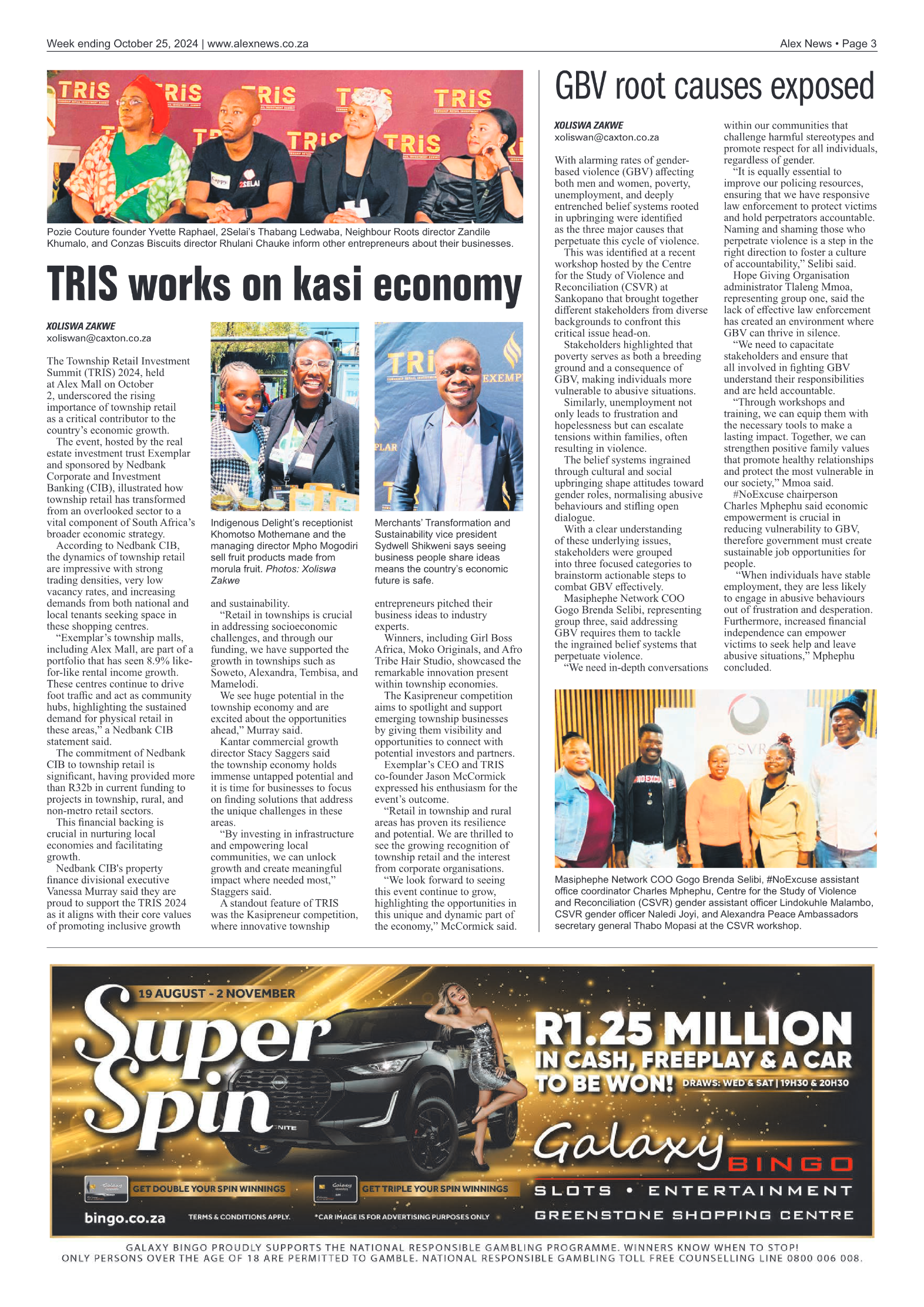 Alex News 25 October 2024 page 3