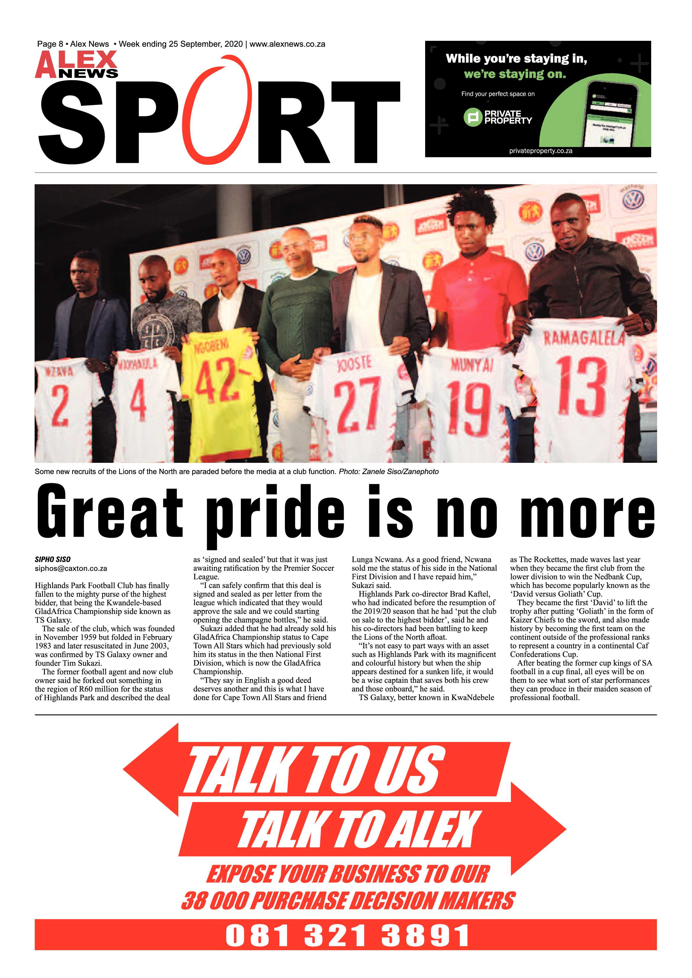 Alex News 25 September 2020 page 8