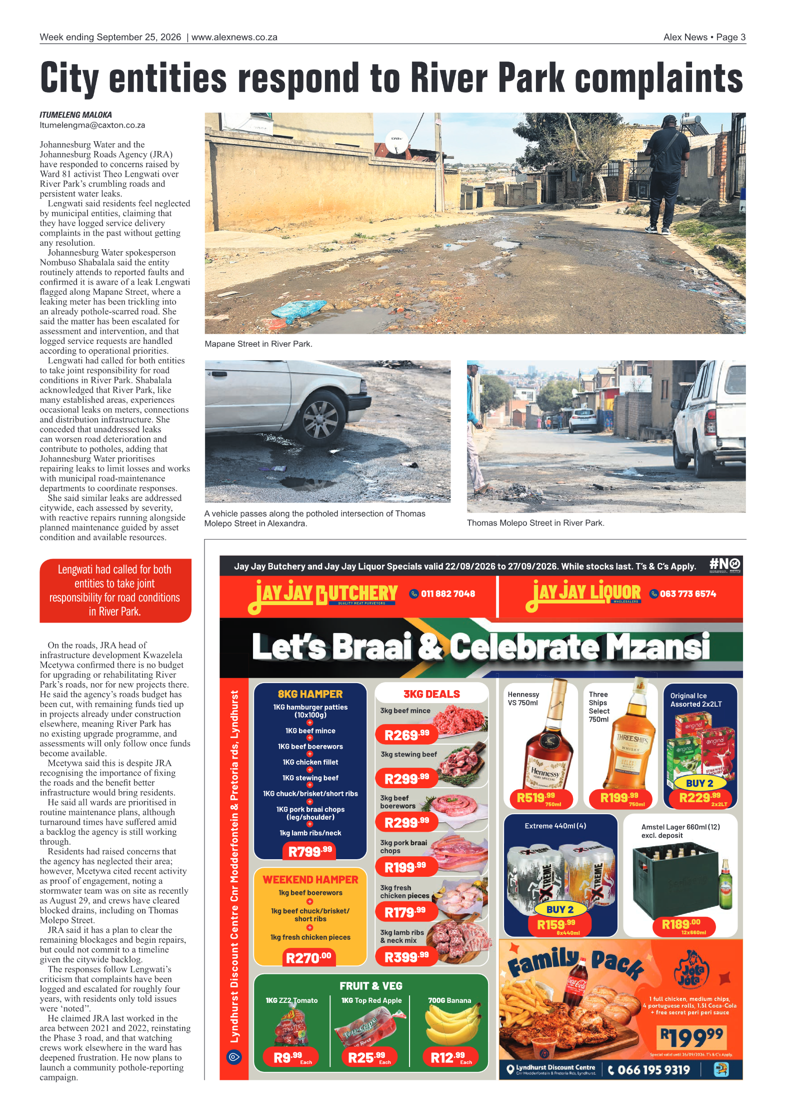 Alex News 25 September 2026 page 3