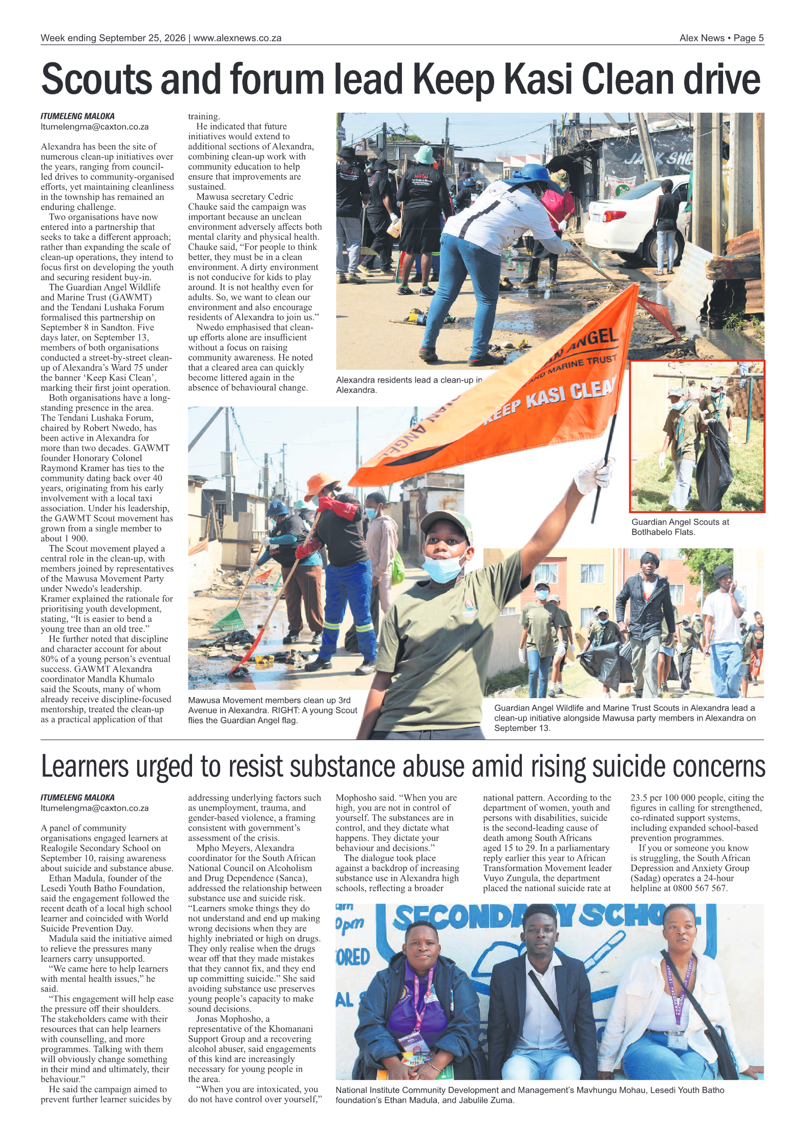Alex News 25 September 2026 page 5