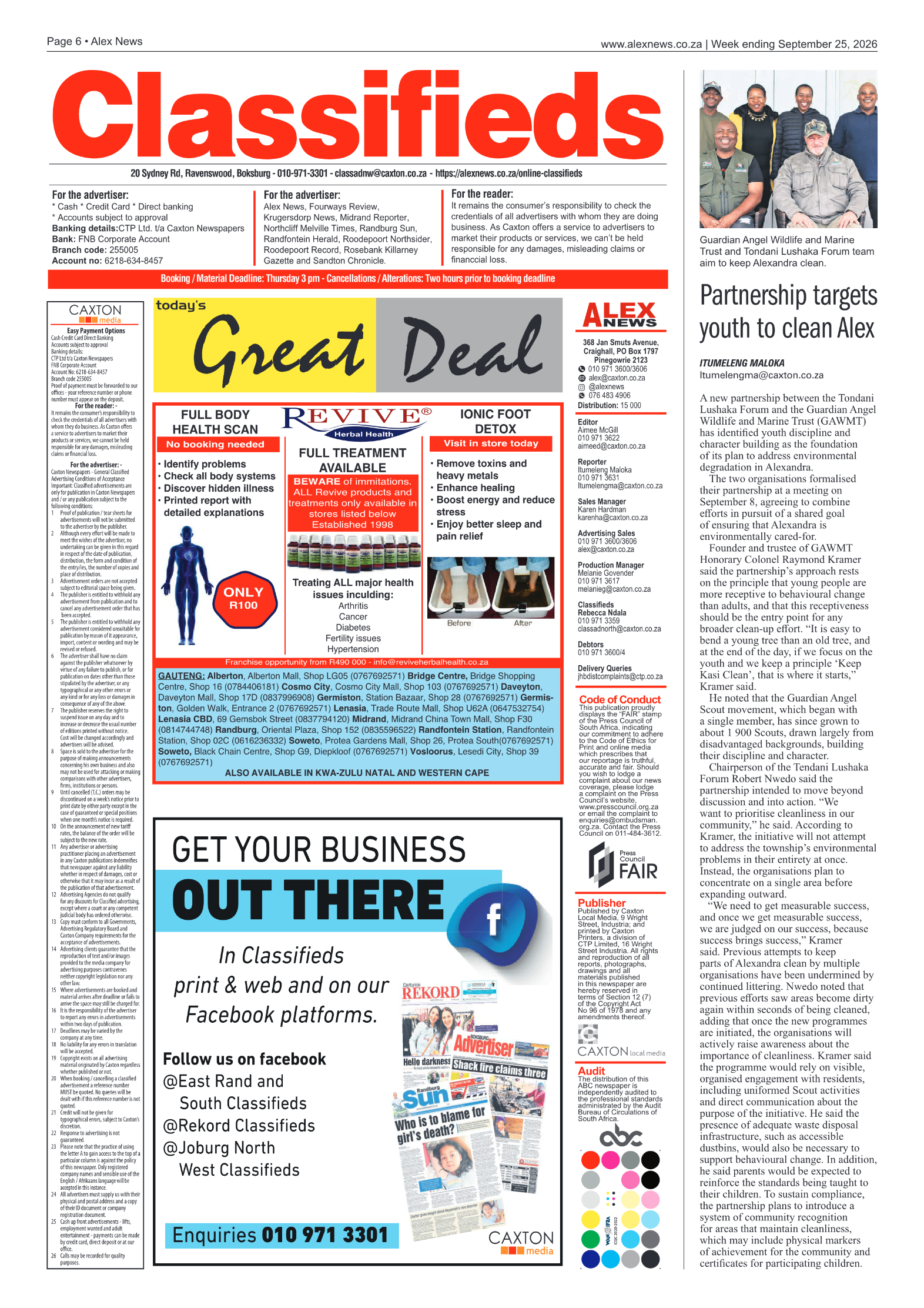 Alex News 25 September 2026 page 6