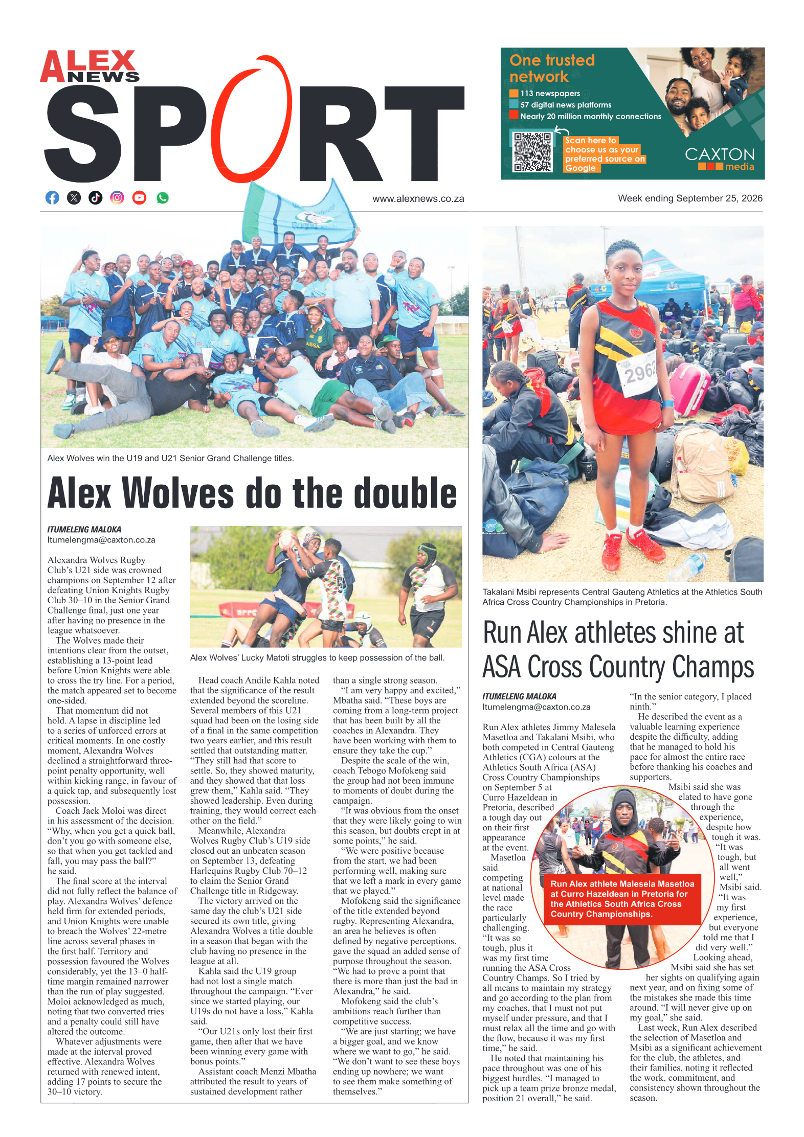 Alex News 25 September 2026 page 8