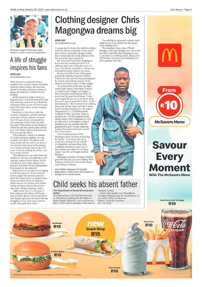 Alex News 26 January 2024 page 5