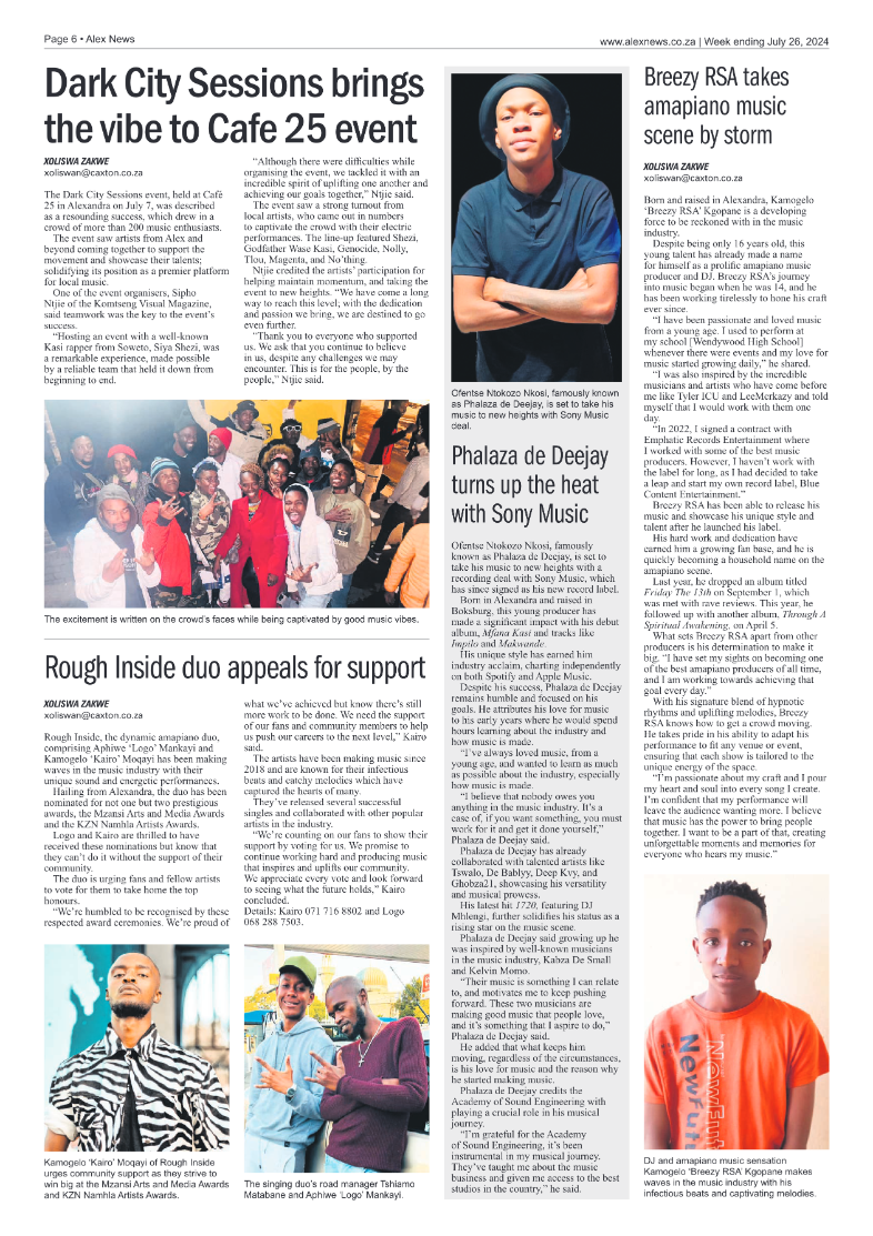 Alex News 26 July 2024 page 6