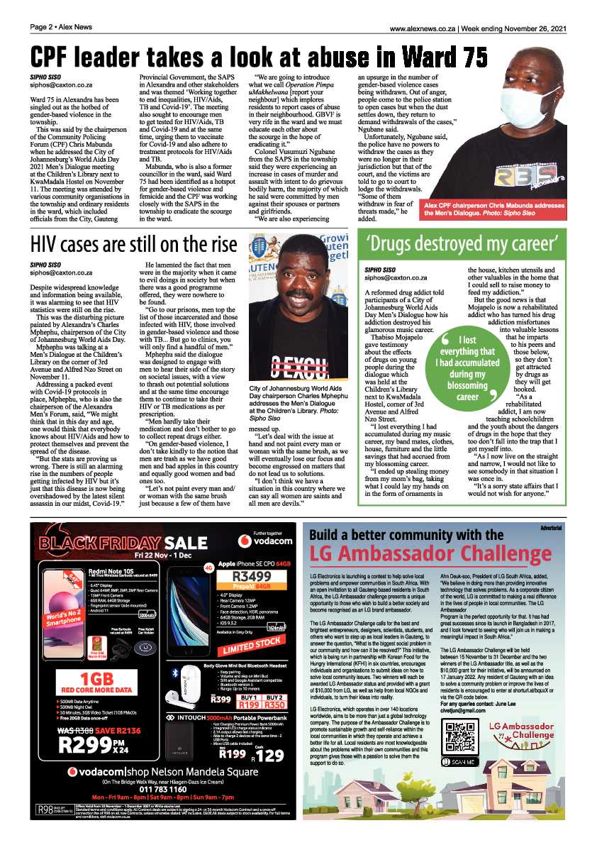 Alex News 26 November 2021 page 2