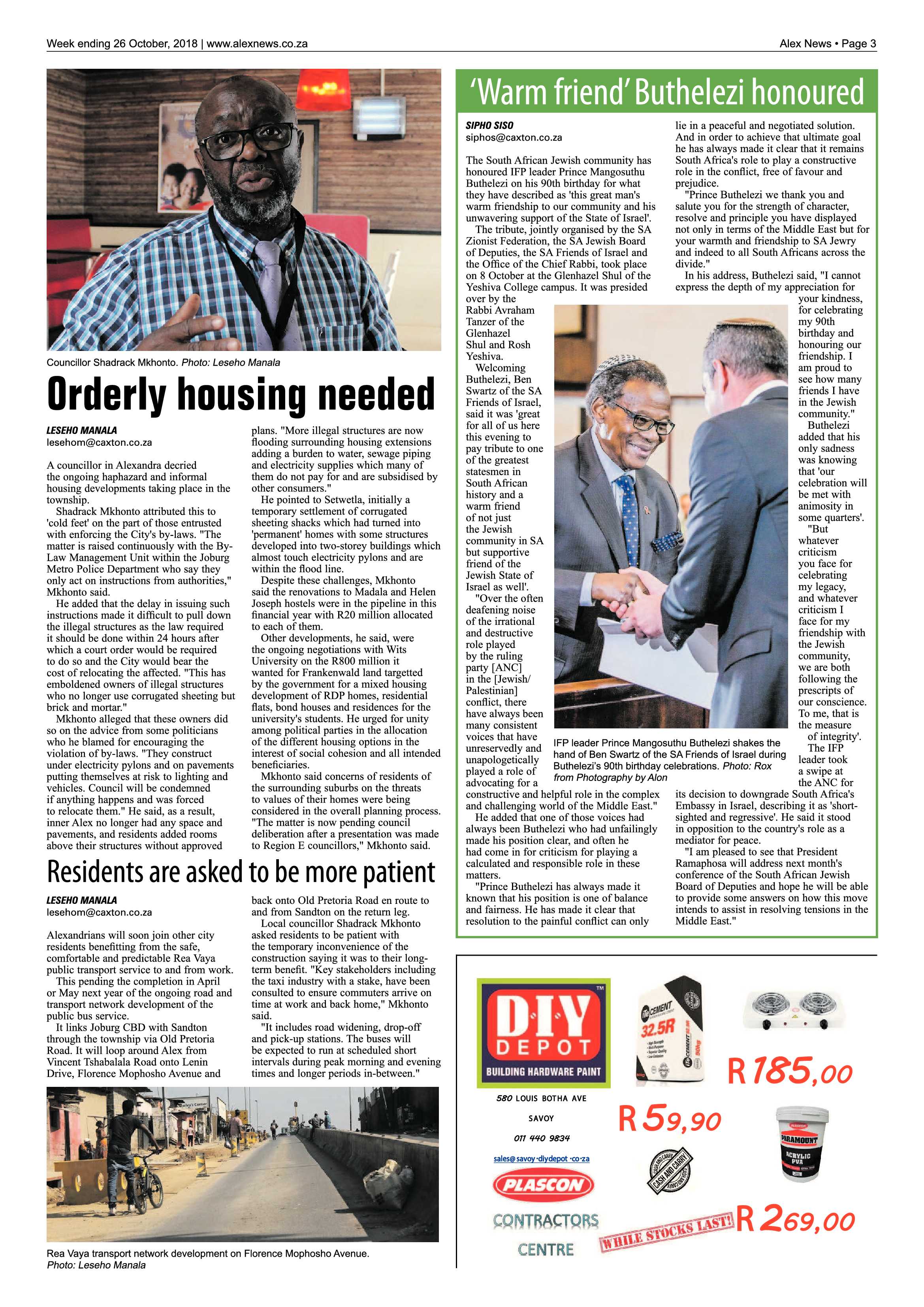 Alex News 26 October, 2018 page 3
