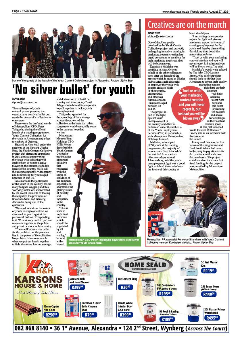 Alex News 27 August 2021 page 2