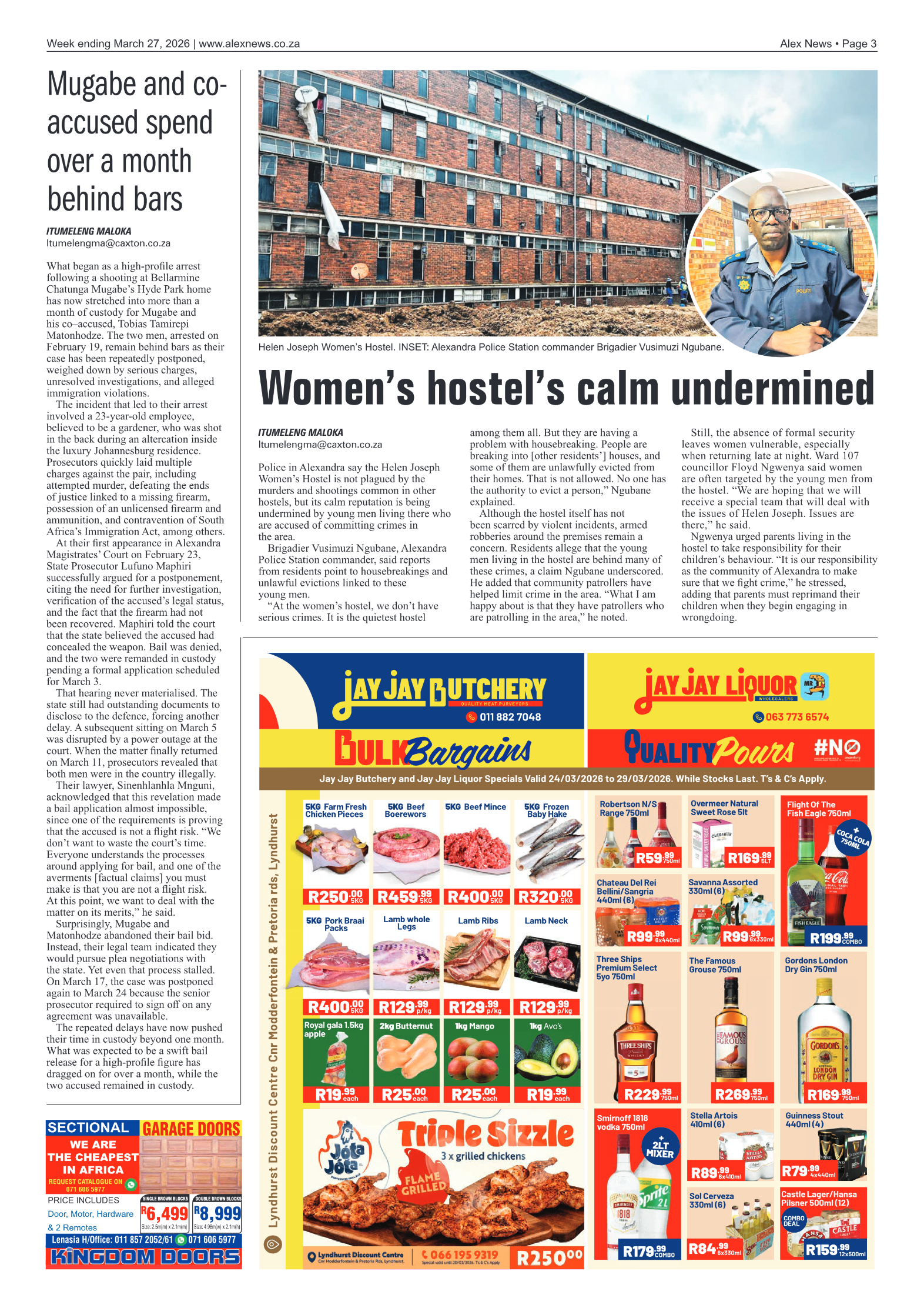 Alex News 27 March 2026 page 3