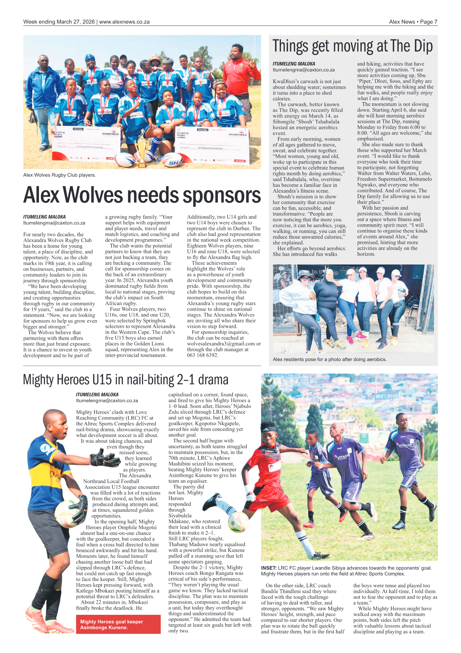 Alex News 27 March 2026 page 7