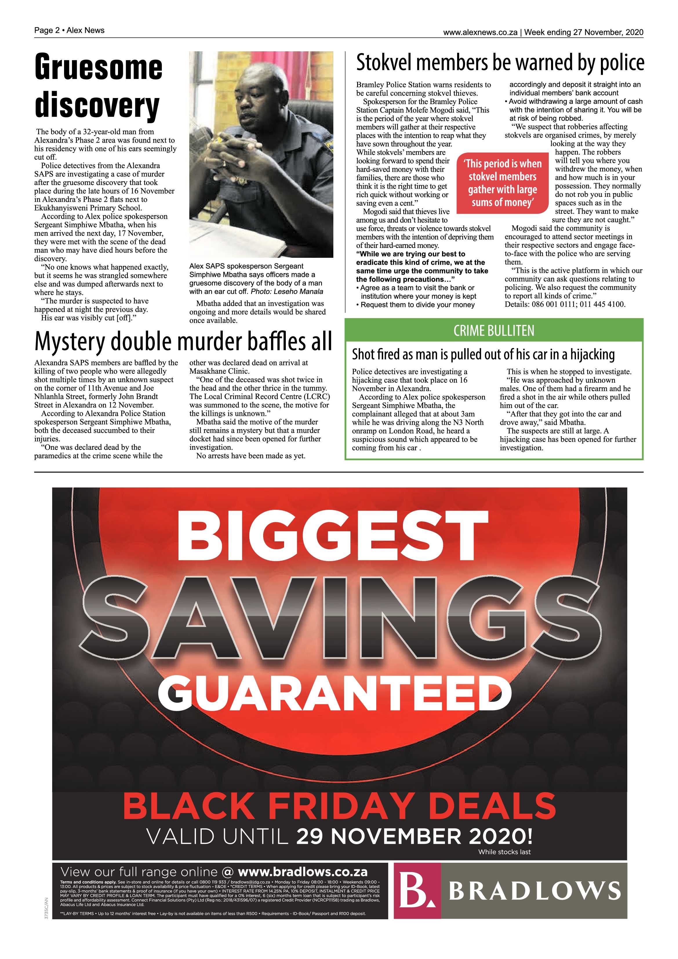 Alex News 27 November 2020 page 2