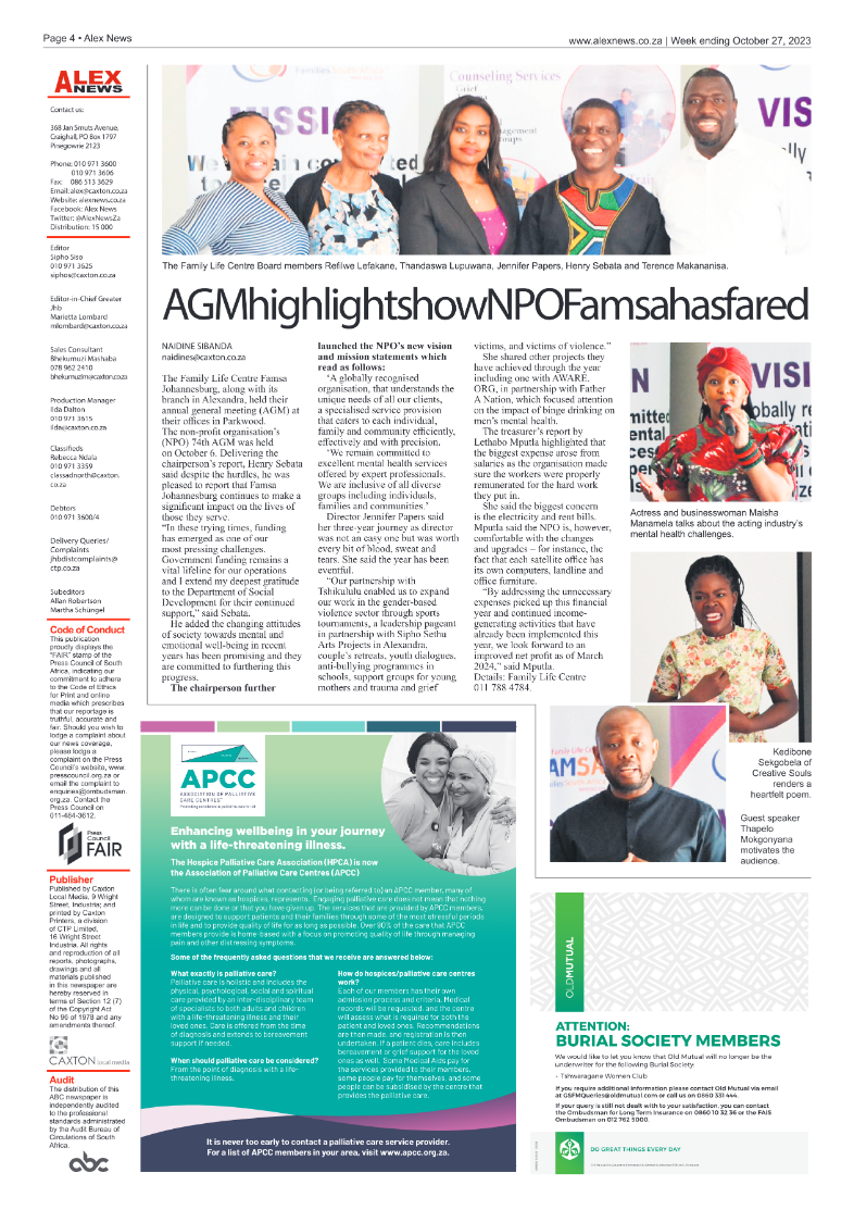 Alex News 27 October 2023 page 4